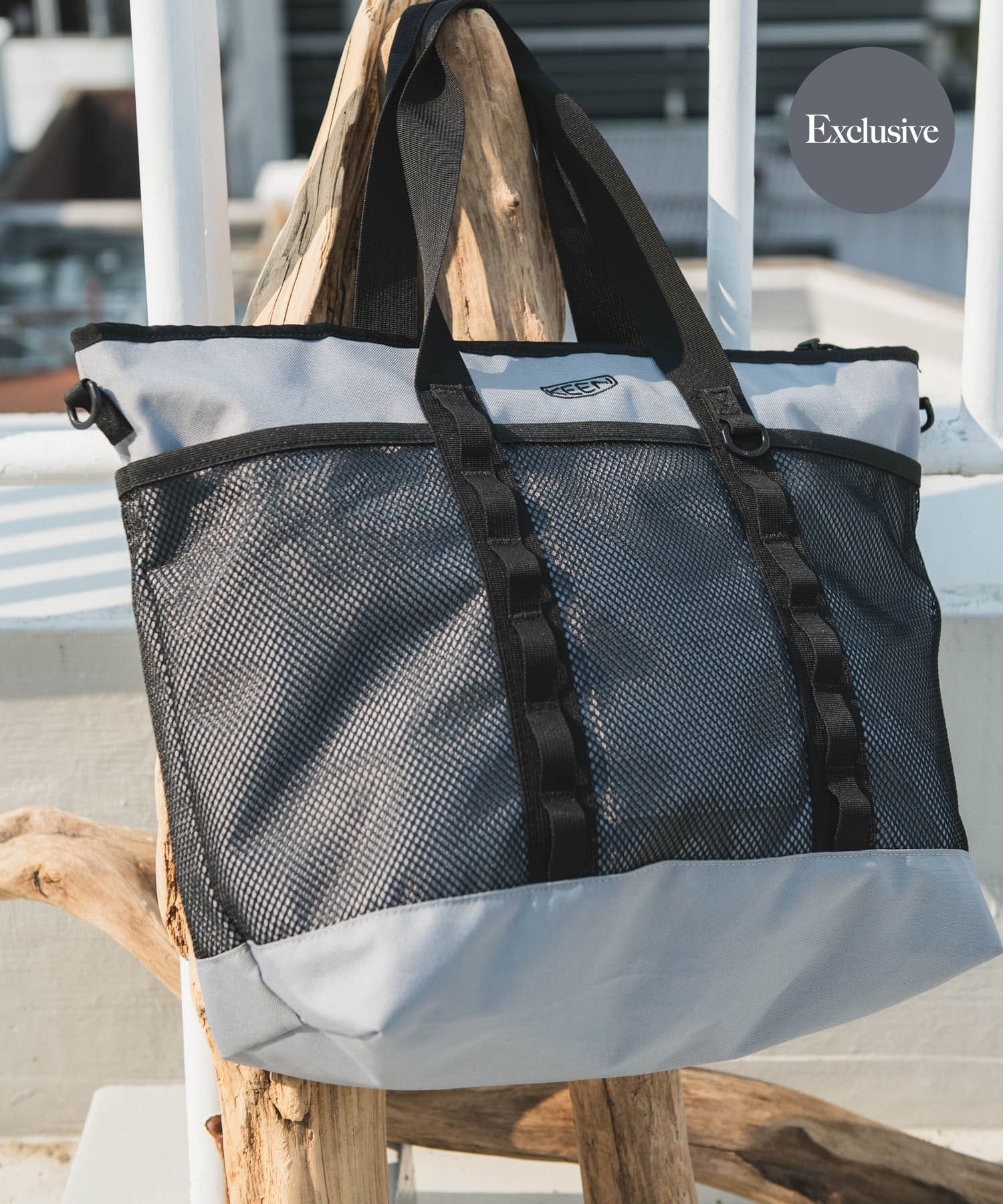 『別注』KEEN×DOORS　HARVESTADVENTURE TOTE GREY FREE