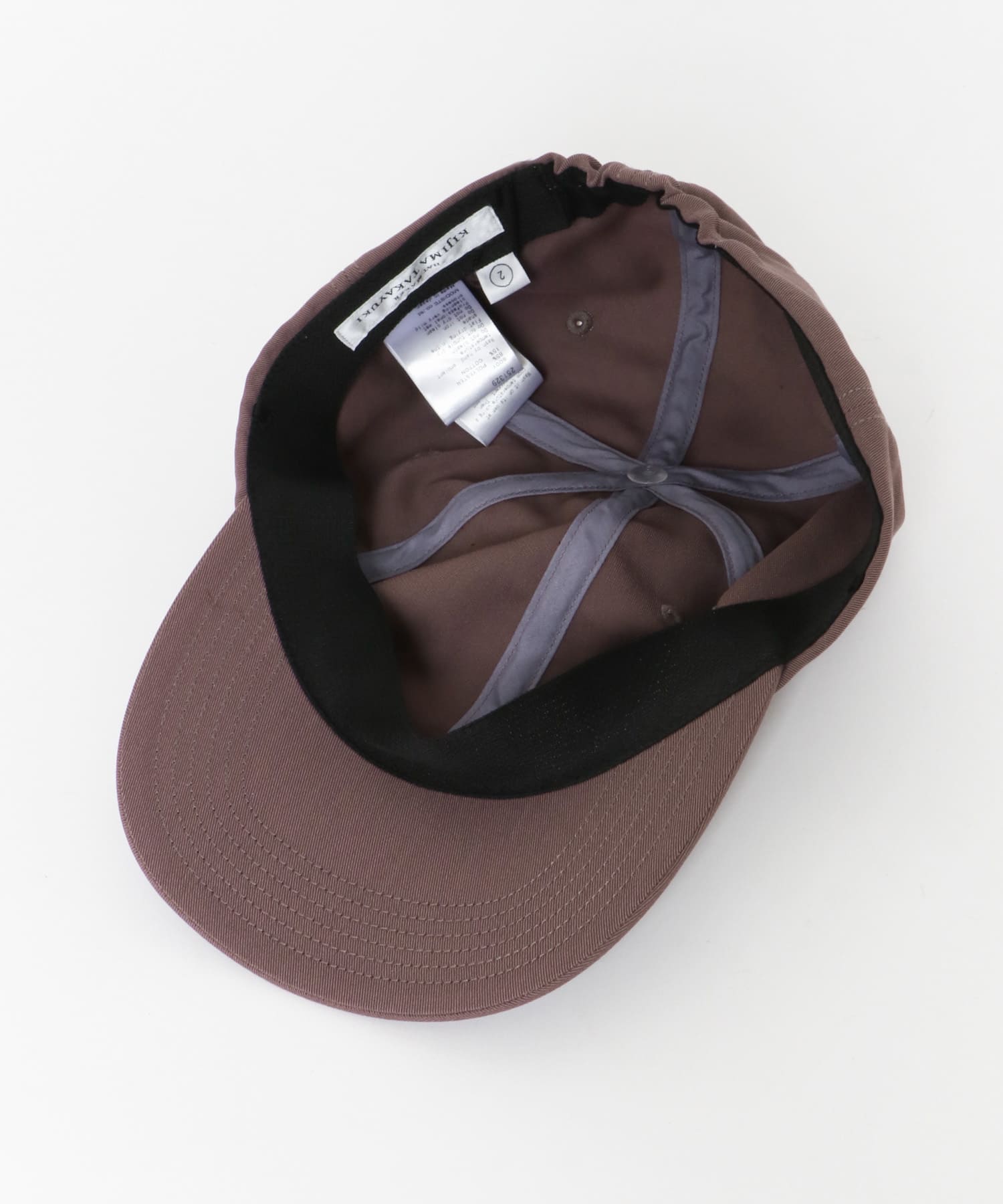 KIJIMA TAKAYUKI　P/C ELASTIC BACK 6P CAP PURPLE one