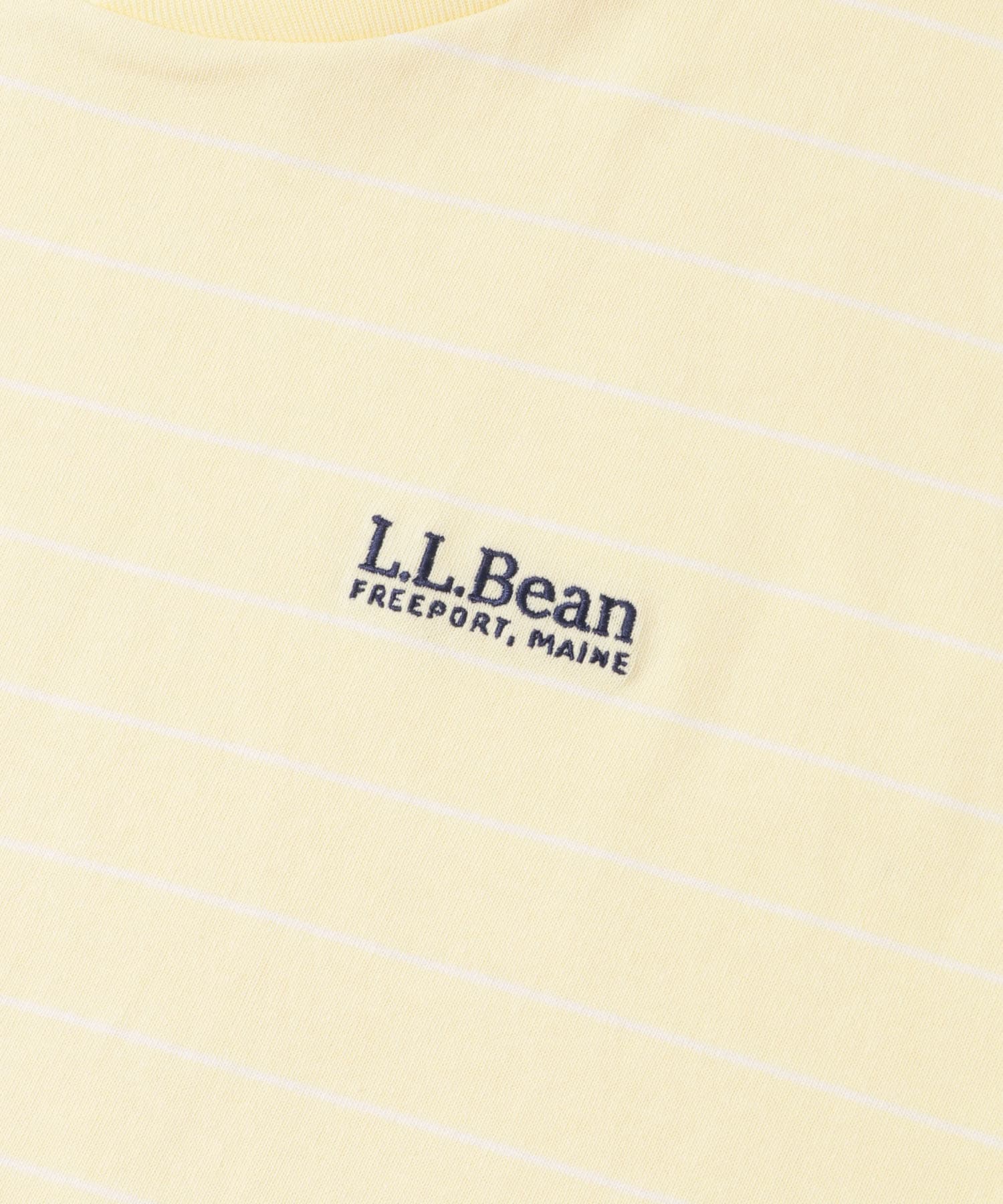 L.L.Bean　Union Long-Sleeve T-Shirts Maize/Wht M