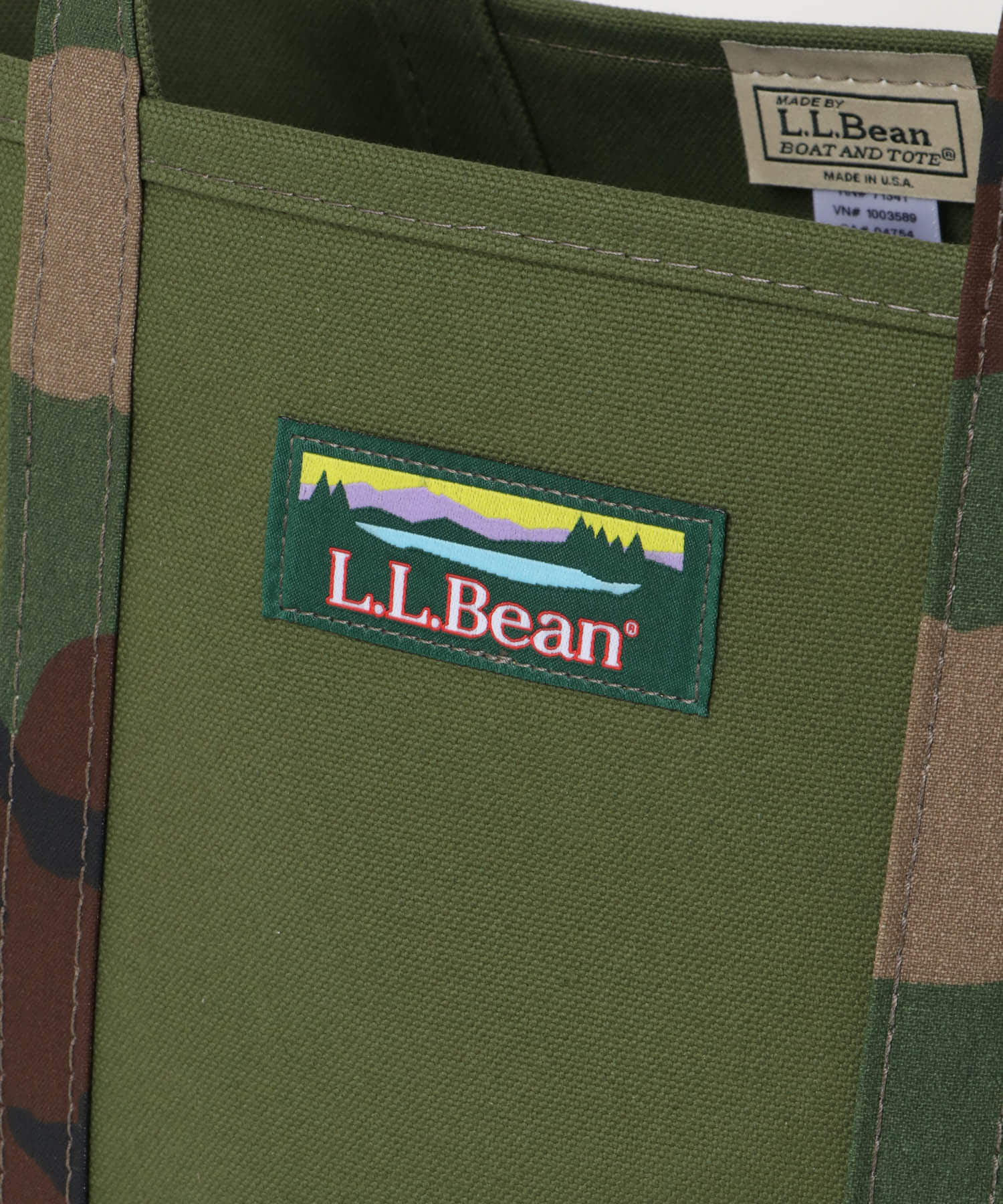L.L.Bean　ボート アンドトート(ロングハンドル) Pine/Camo one