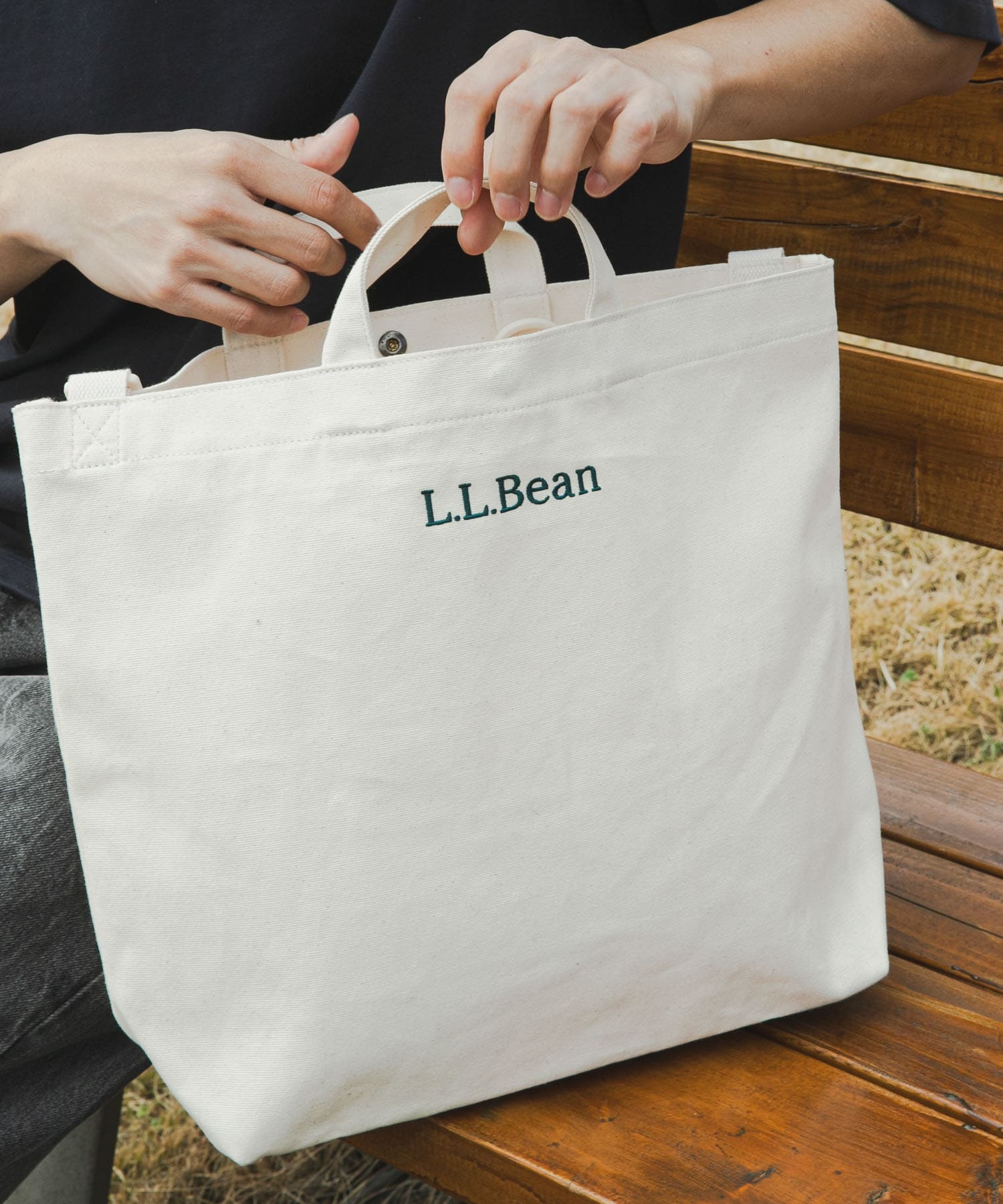 『別注』L.L.Bean×DOORS　Shoulder Strap Tote L Natural one