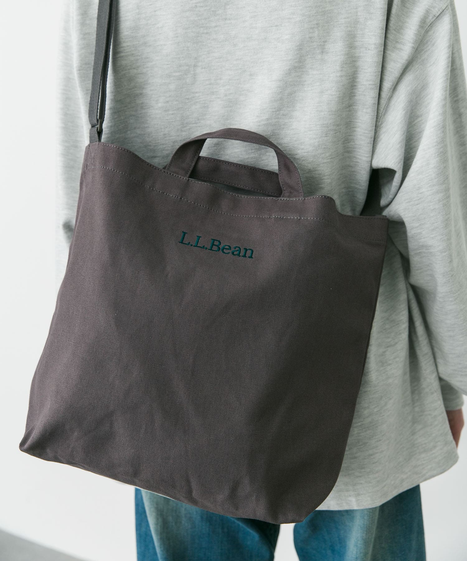 『別注』L.L.Bean×DOORS　Shoulder Strap Tote L CarbonGray one