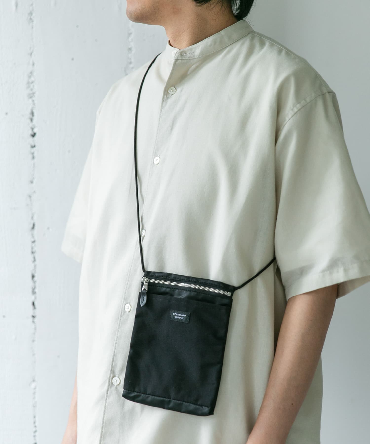 『別注』STANDARD SUPPLY×DOORS　SLING PURSE M/L BLACK one