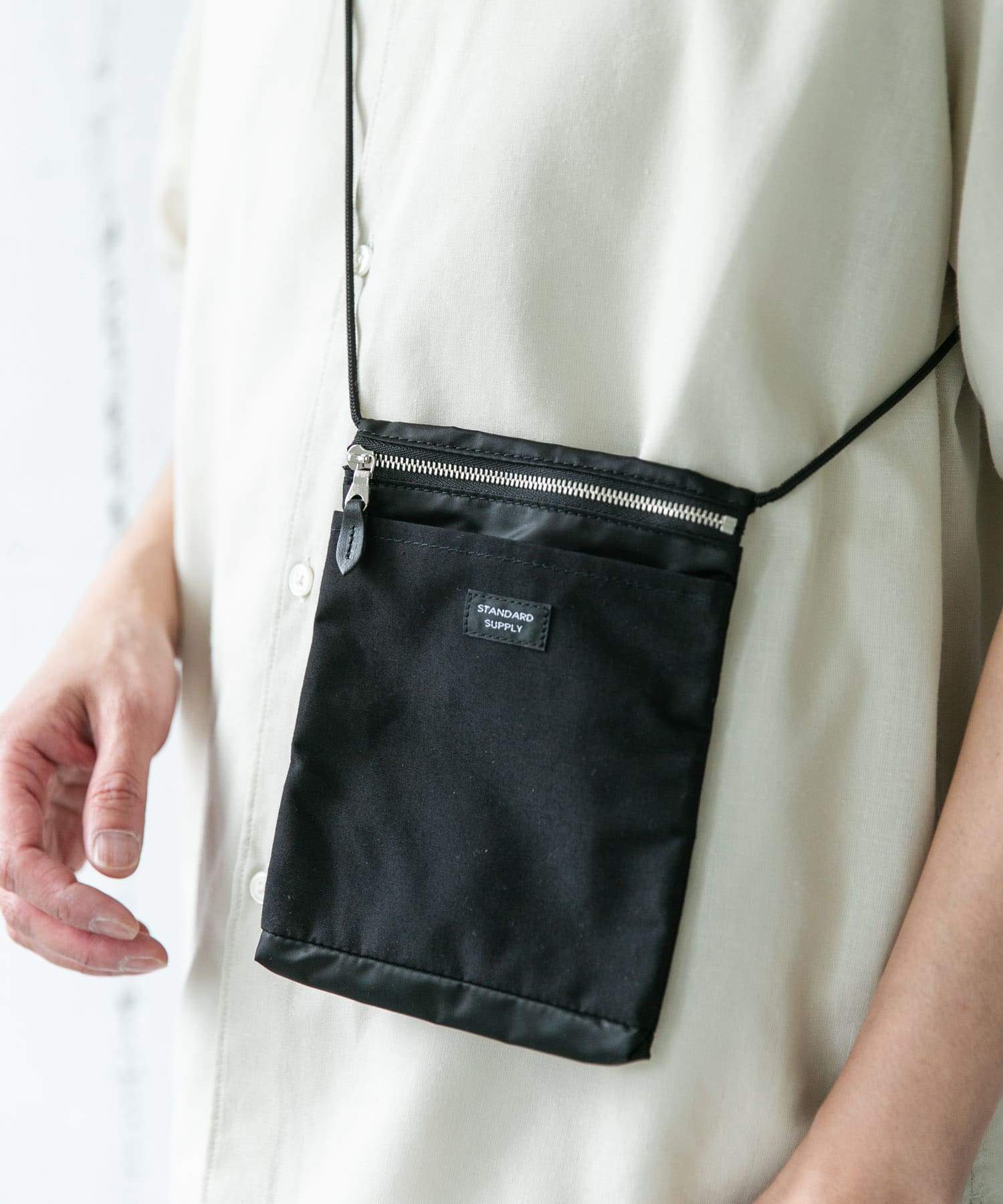 『別注』STANDARD SUPPLY×DOORS　SLING PURSE M/L BLACK one