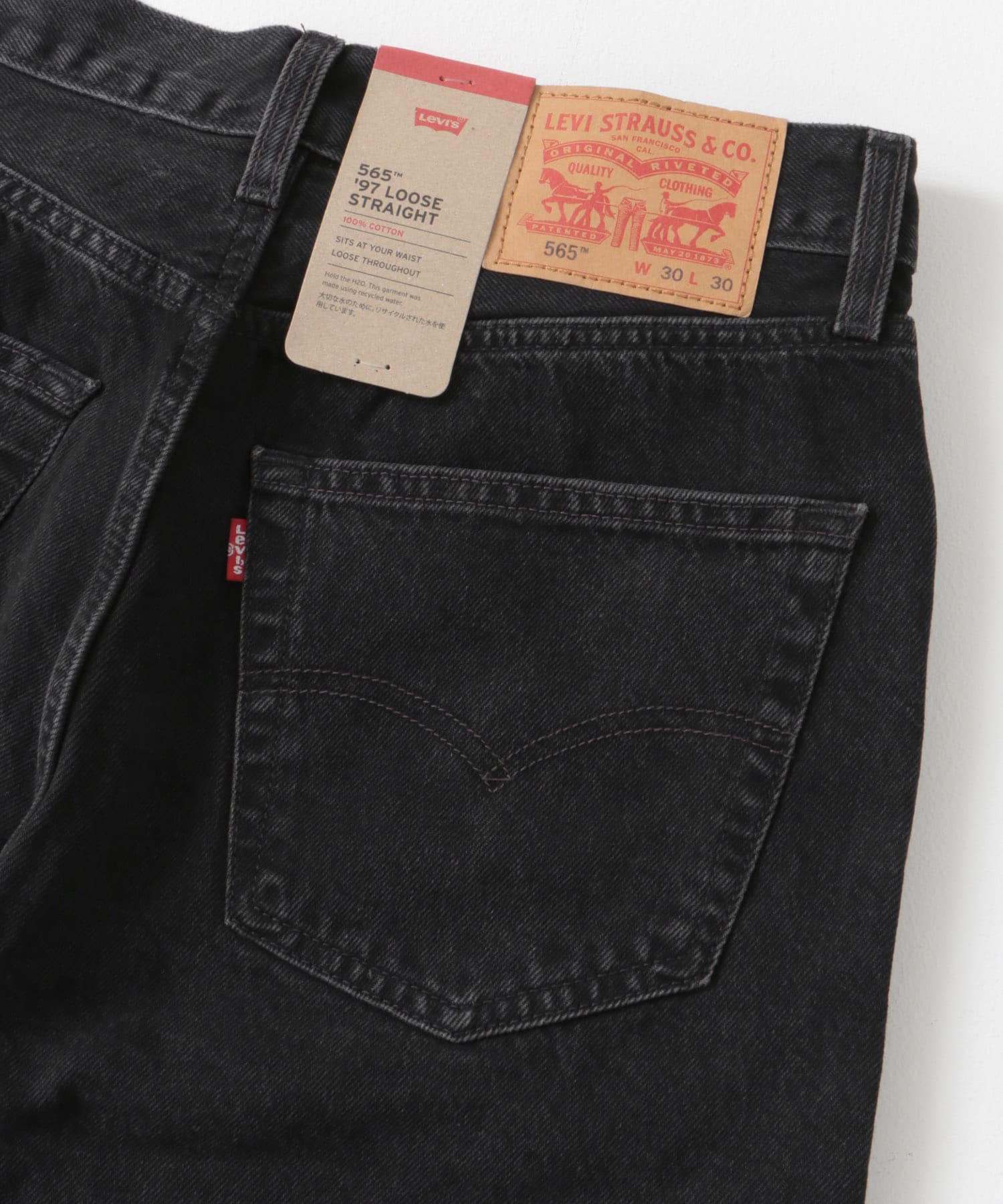 LEVI’S　565 97 LOOSE STRAIGHT Black 28