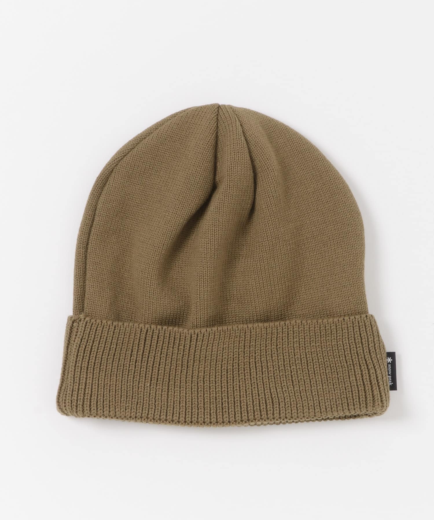 Snow Peak Apparel　Rib Knit Cap LightBrown one