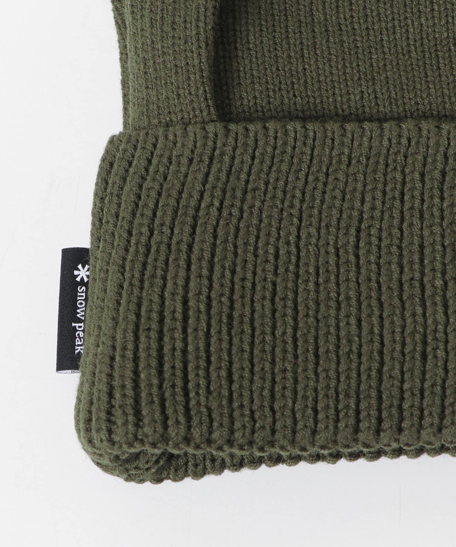 Snow Peak Apparel　Rib Knit Cap OLIVE one