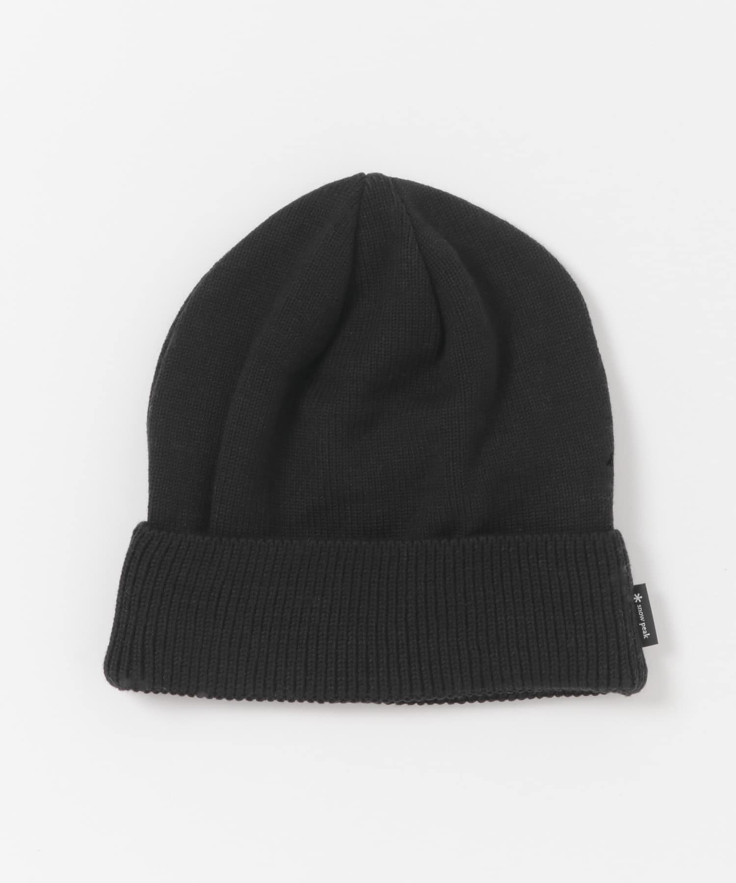Snow Peak Apparel　Rib Knit Cap BLACK one