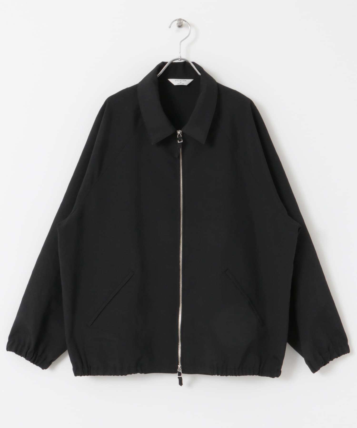 STILL BY HAND　Zip up polyester blouson