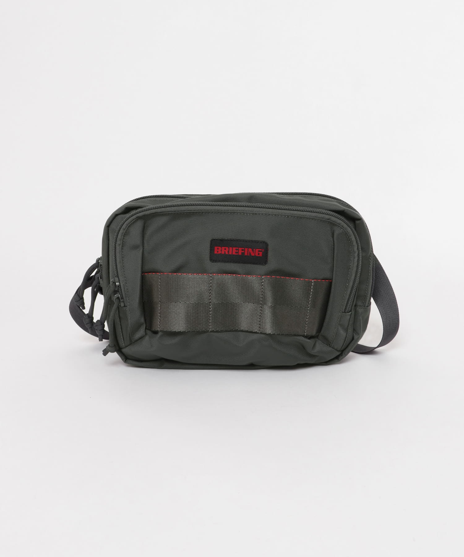 BRIEFING　BS BOX SHOULDER S AG DARK GRAY FREE