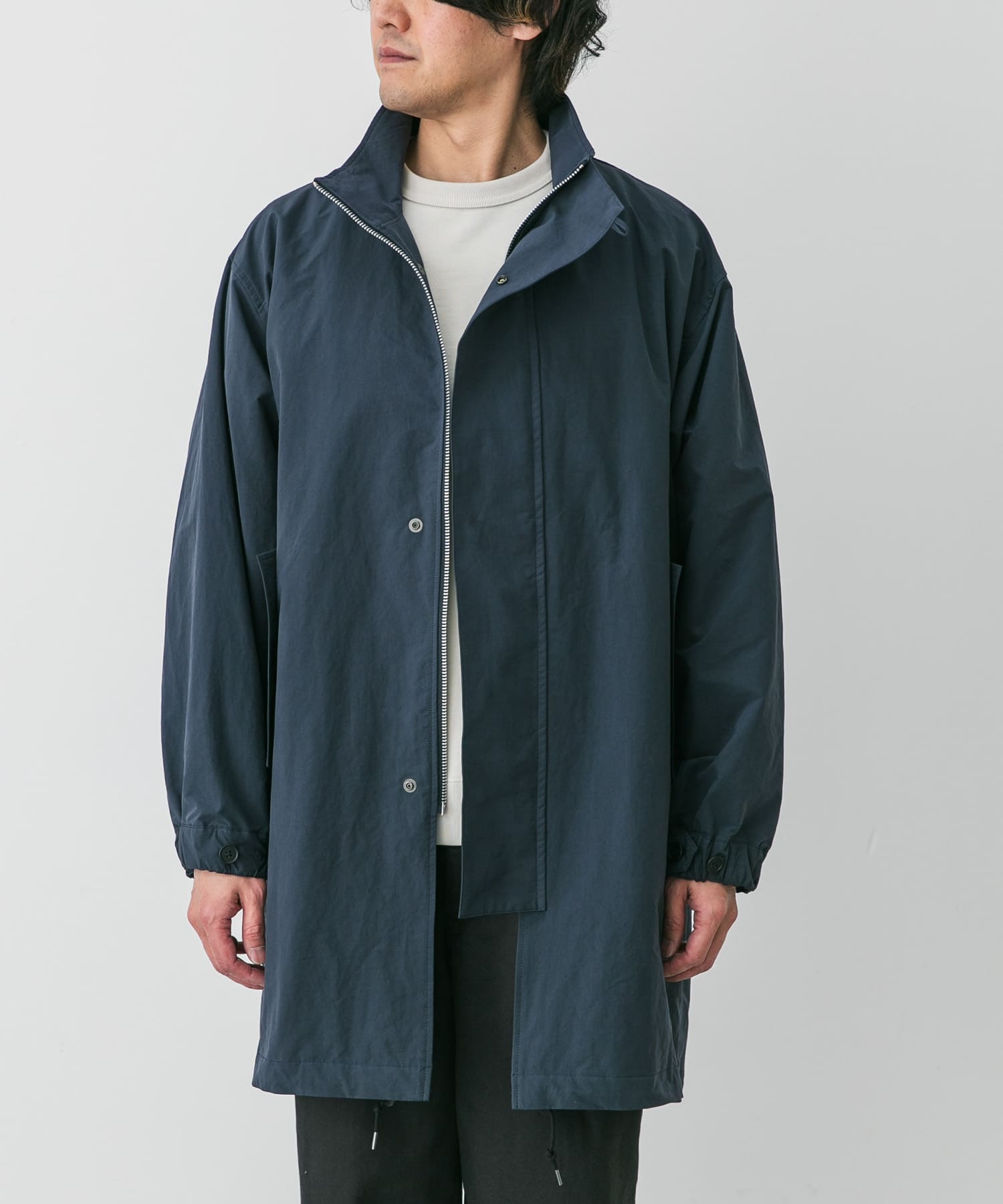 STILL BY HAND　Stand collar coat