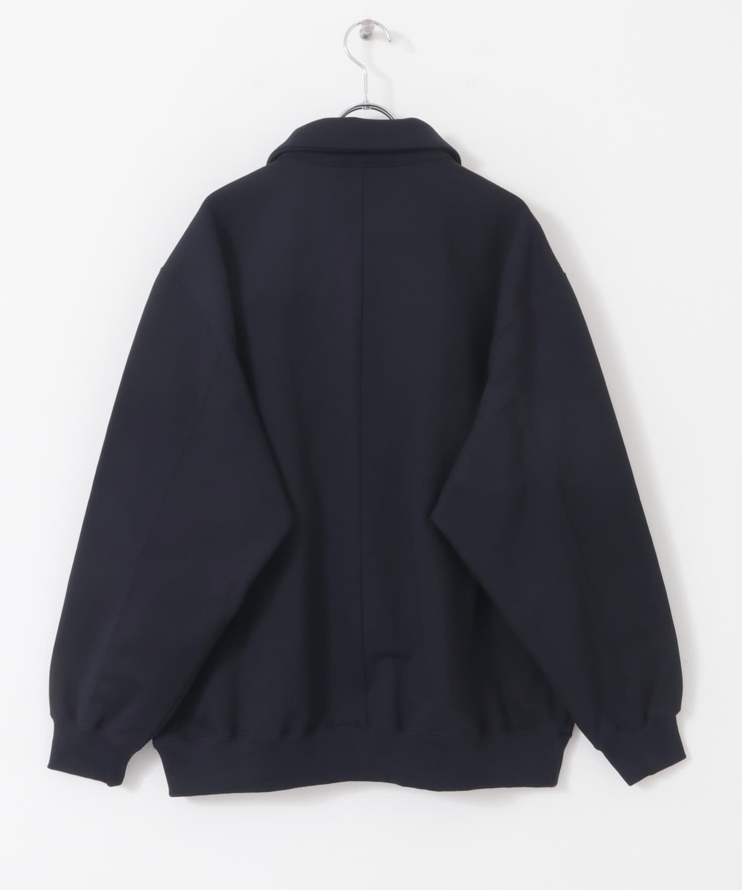 STILL BY HAND　ハイゲージポケット付プルオーバー DARK NAVY 46