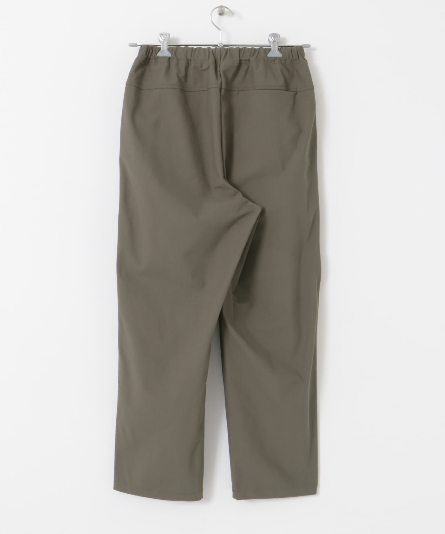 STILL BY HAND　Slim tapered jersey pants OLIVE 44