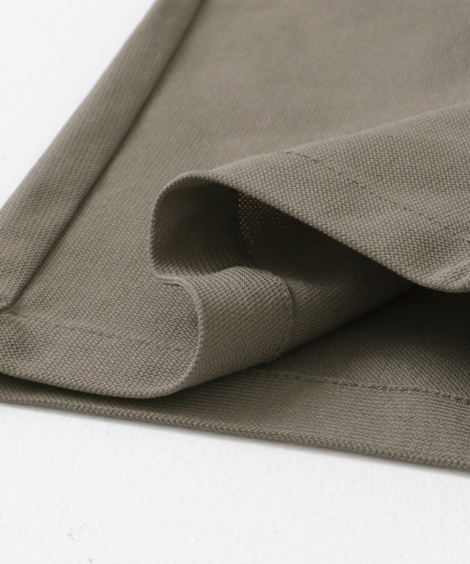 STILL BY HAND　Slim tapered jersey pants OLIVE 44