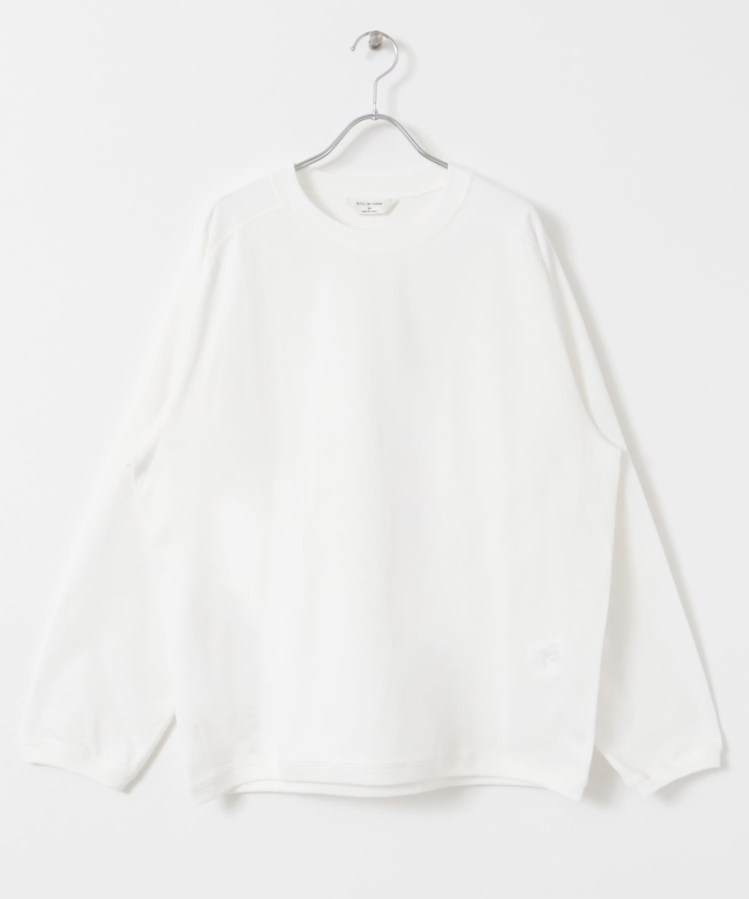 STILL BY HAND　High twist long sleeve WHITE 46