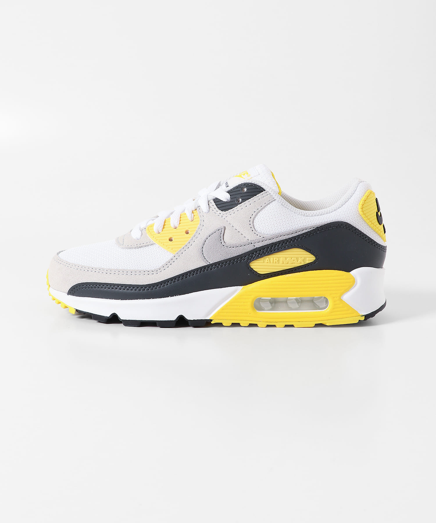 NIKE　エア マックス 90 ホワイト/イエロー 26