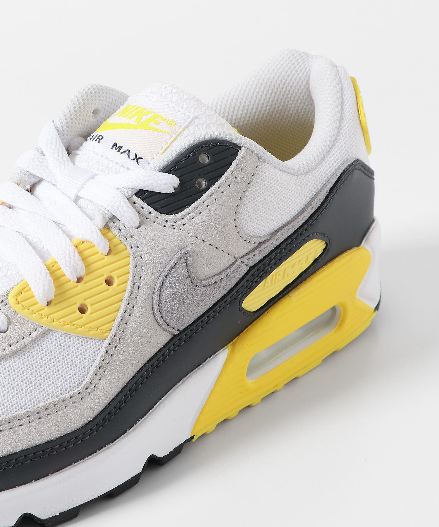 NIKE　エア マックス 90 ホワイト/イエロー 26