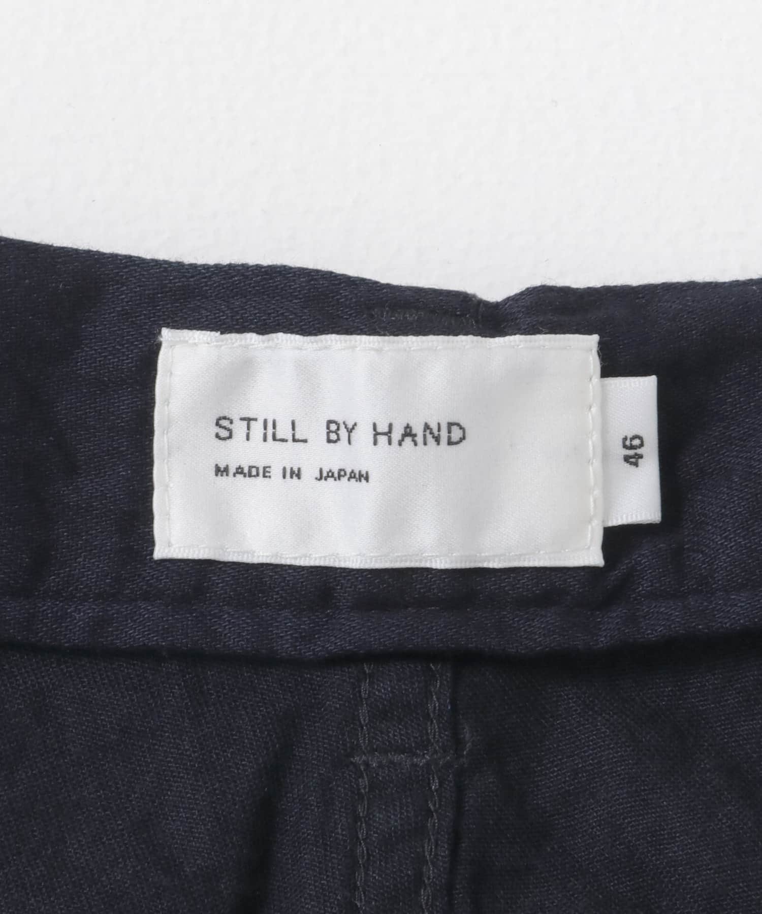 STILL BY HAND　5.5ozデニムペインターパンツ BLACK NAVY 44