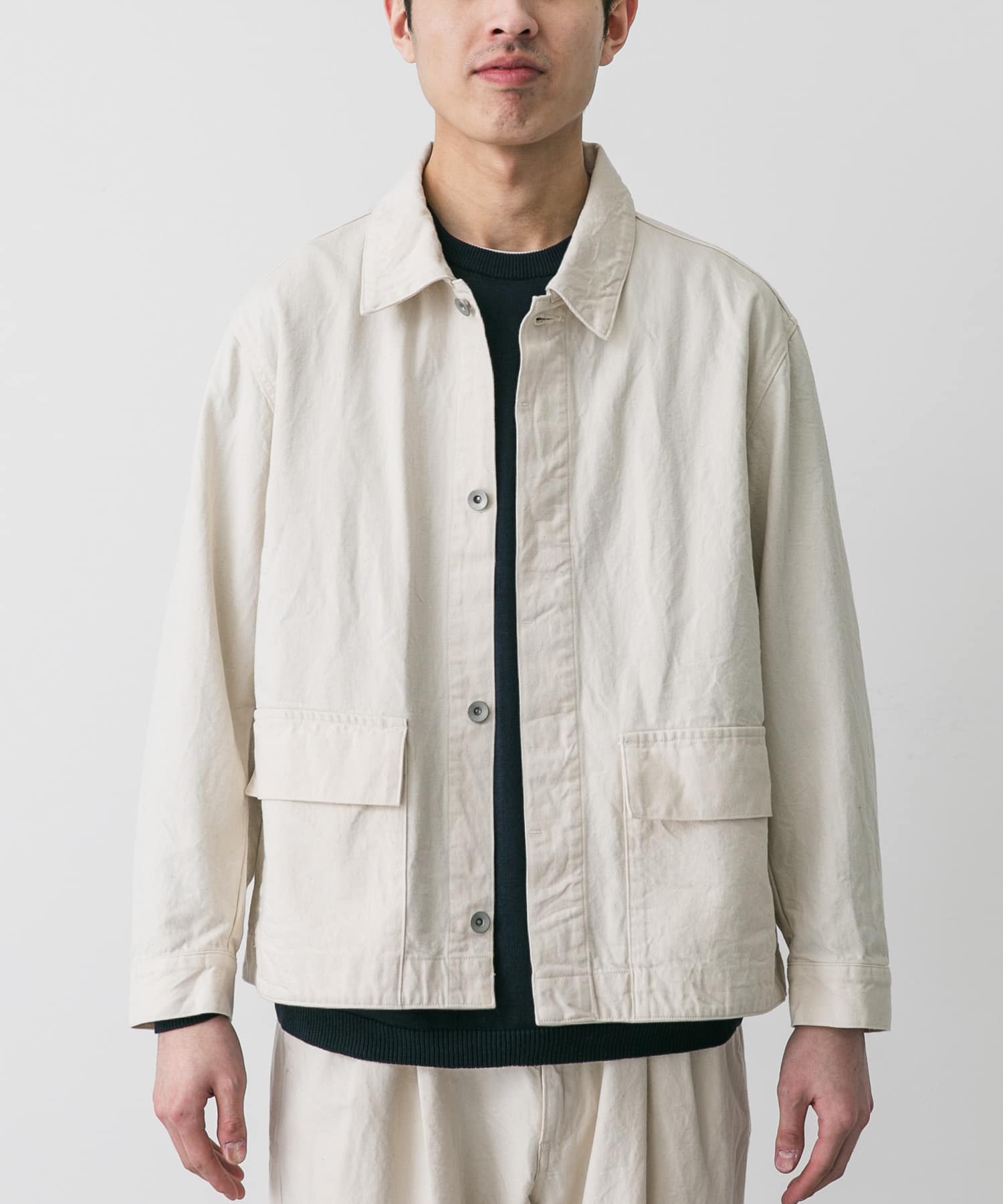 ジャケット・アウター STILL BY HAND / 10oz denim jacket STILL BY HAND 10oz denim jacket(46 ECRU): アウター｜URBAN RESEARCH