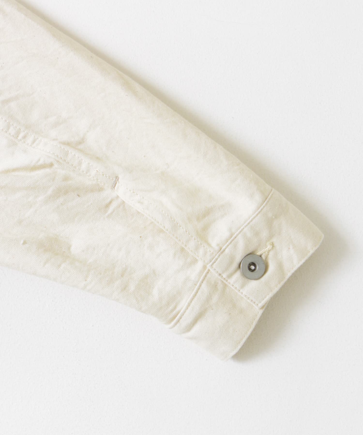STILL BY HAND　10oz denim jacket ECRU 46