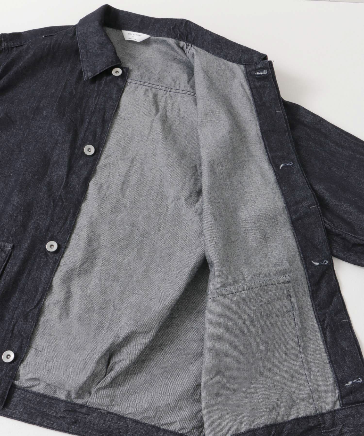 STILL BY HAND　10oz denim jacket NAVY 46