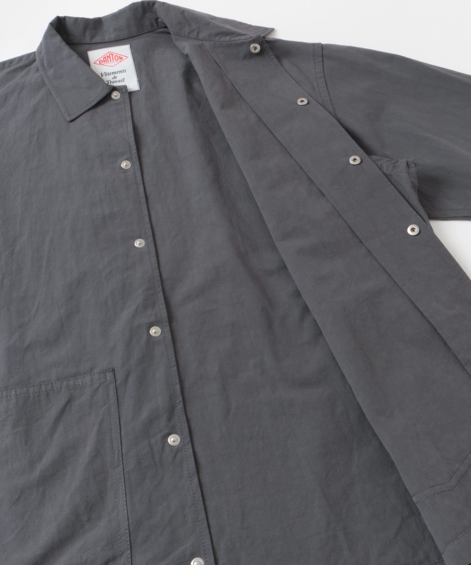 DANTON　COVERALL SHIRTS CHARCOAL 38