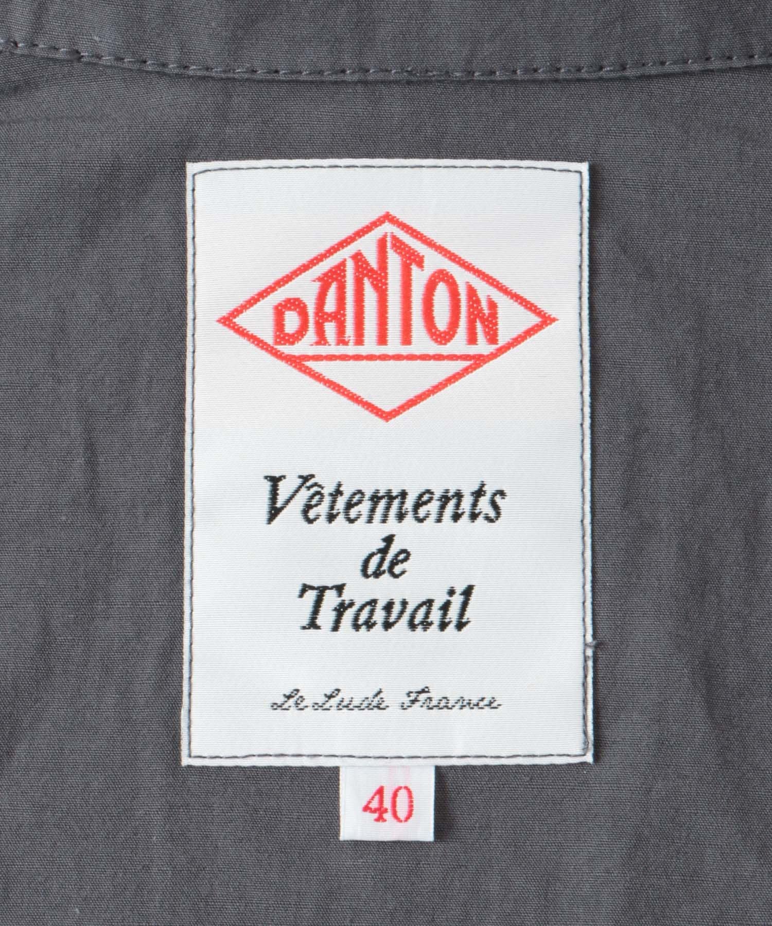 DANTON　COVERALL SHIRTS CHARCOAL 38