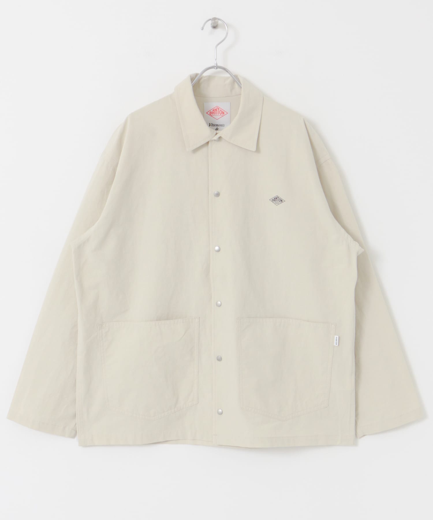 DANTON　COVERALL SHIRTS LT.BEIGE 38