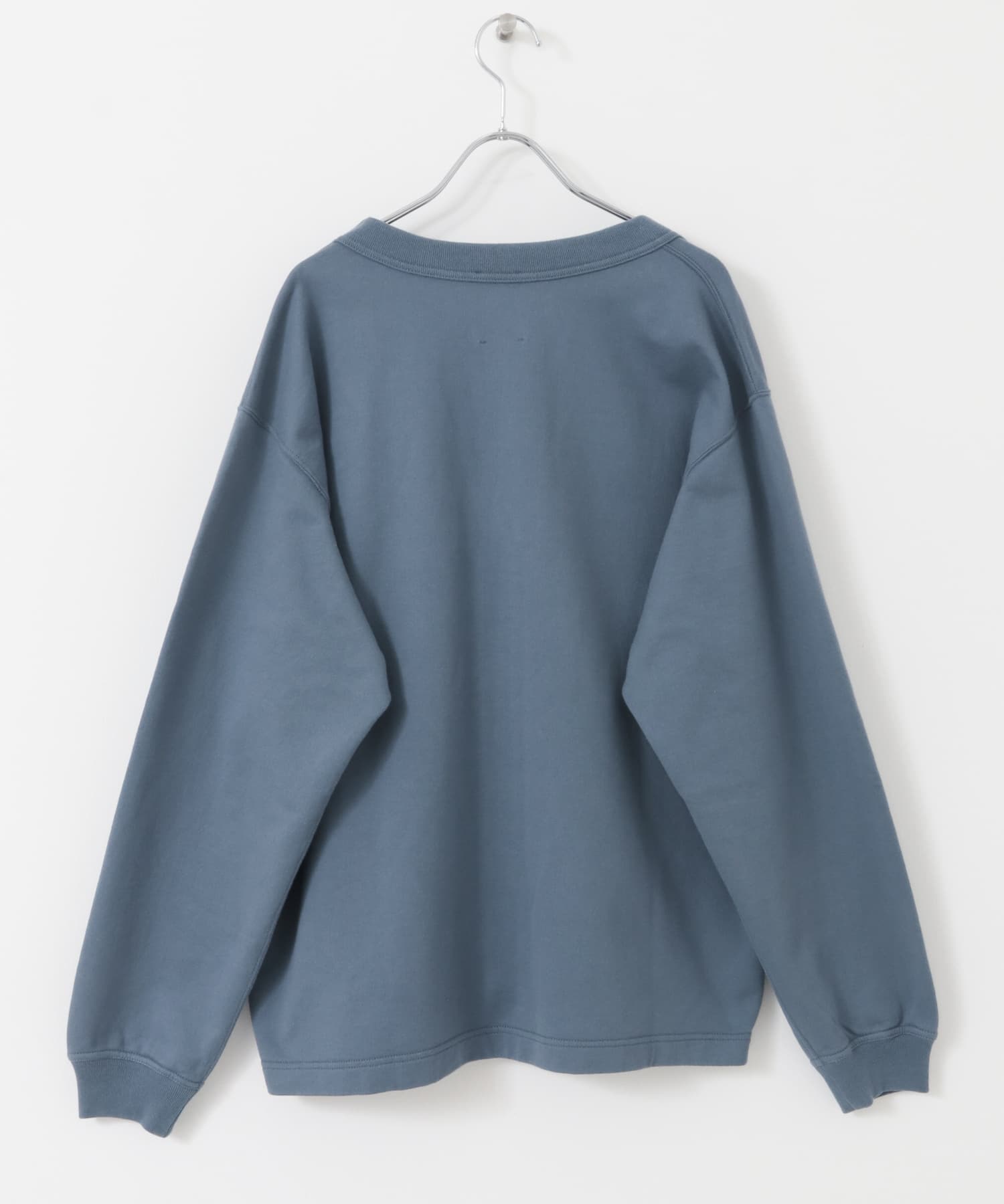 DANTON　DOT BUTTON V-NECK CARDIGAN DK.BLUE 38