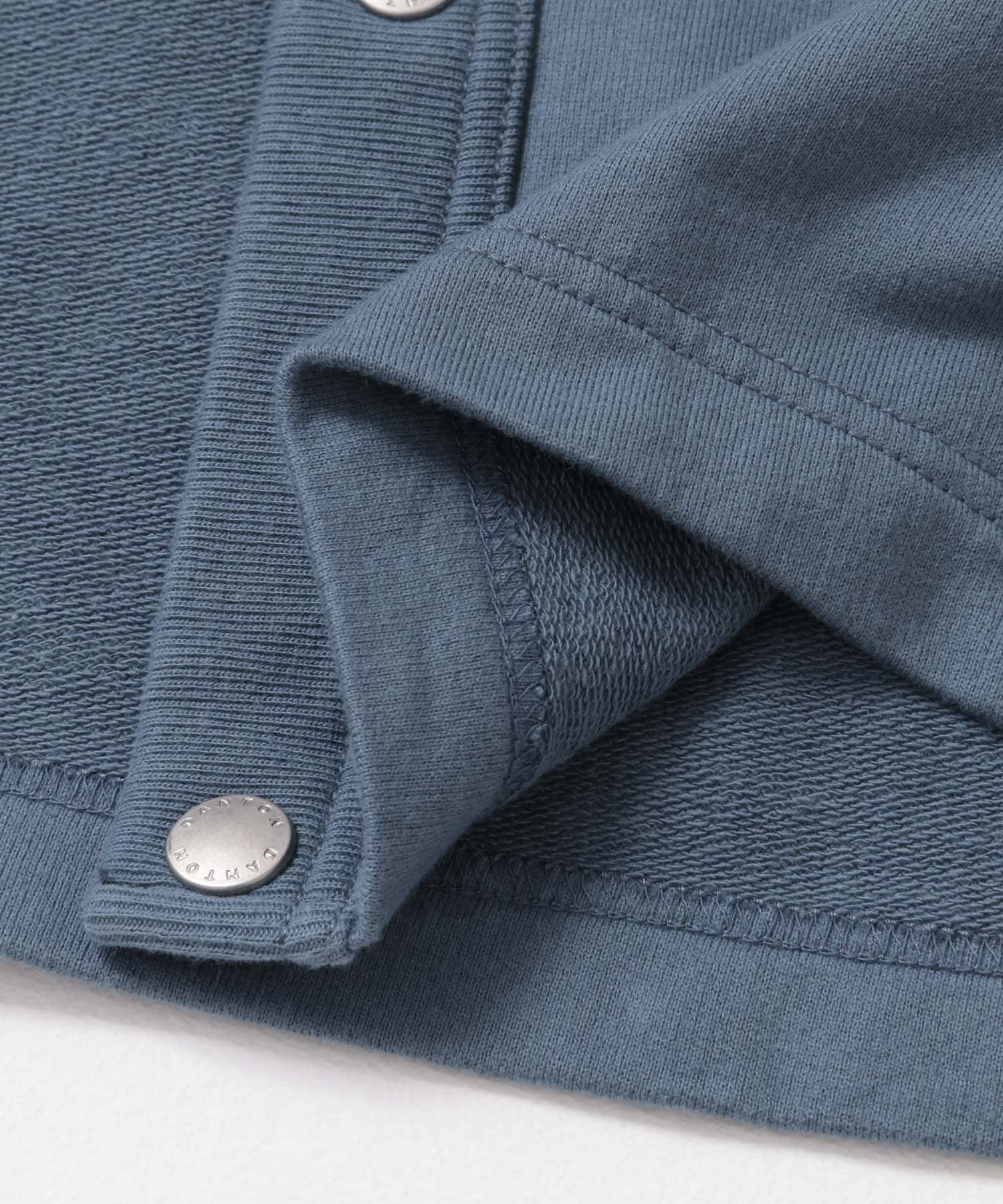 DANTON　DOT BUTTON V-NECK CARDIGAN DK.BLUE 38
