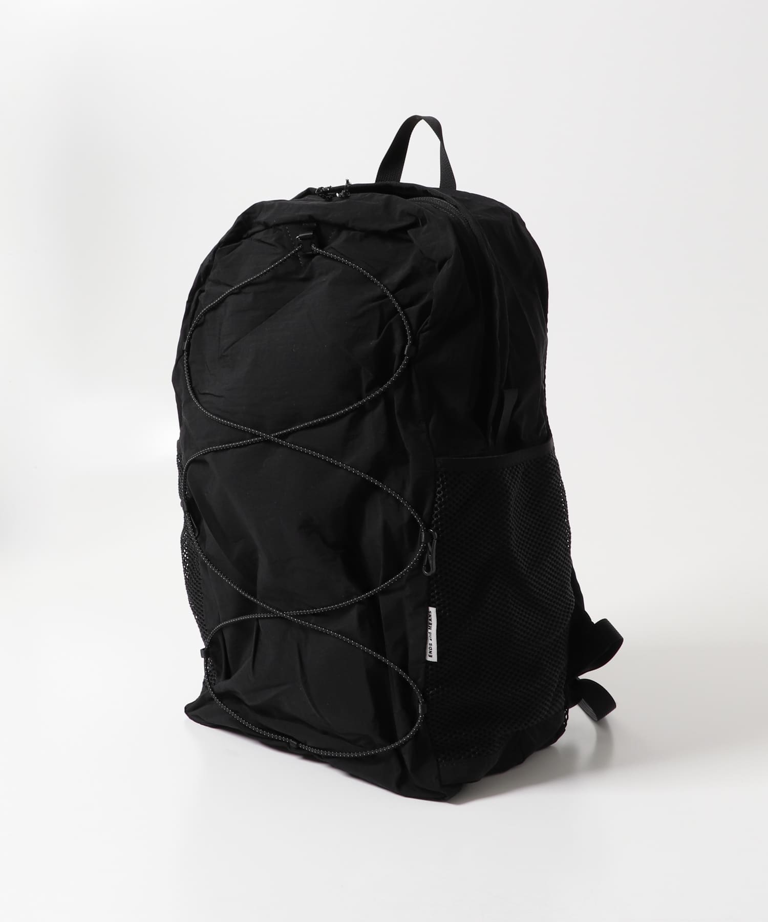ENDS and MEANS　Packable Back Pack True Black FREE