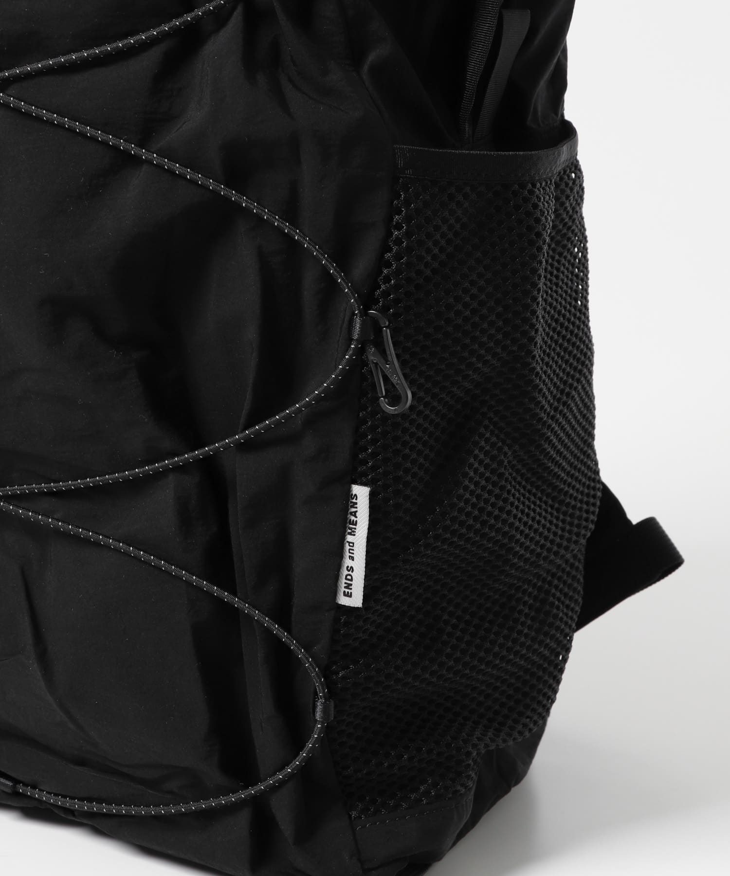ENDS and MEANS　Packable Back Pack True Black FREE