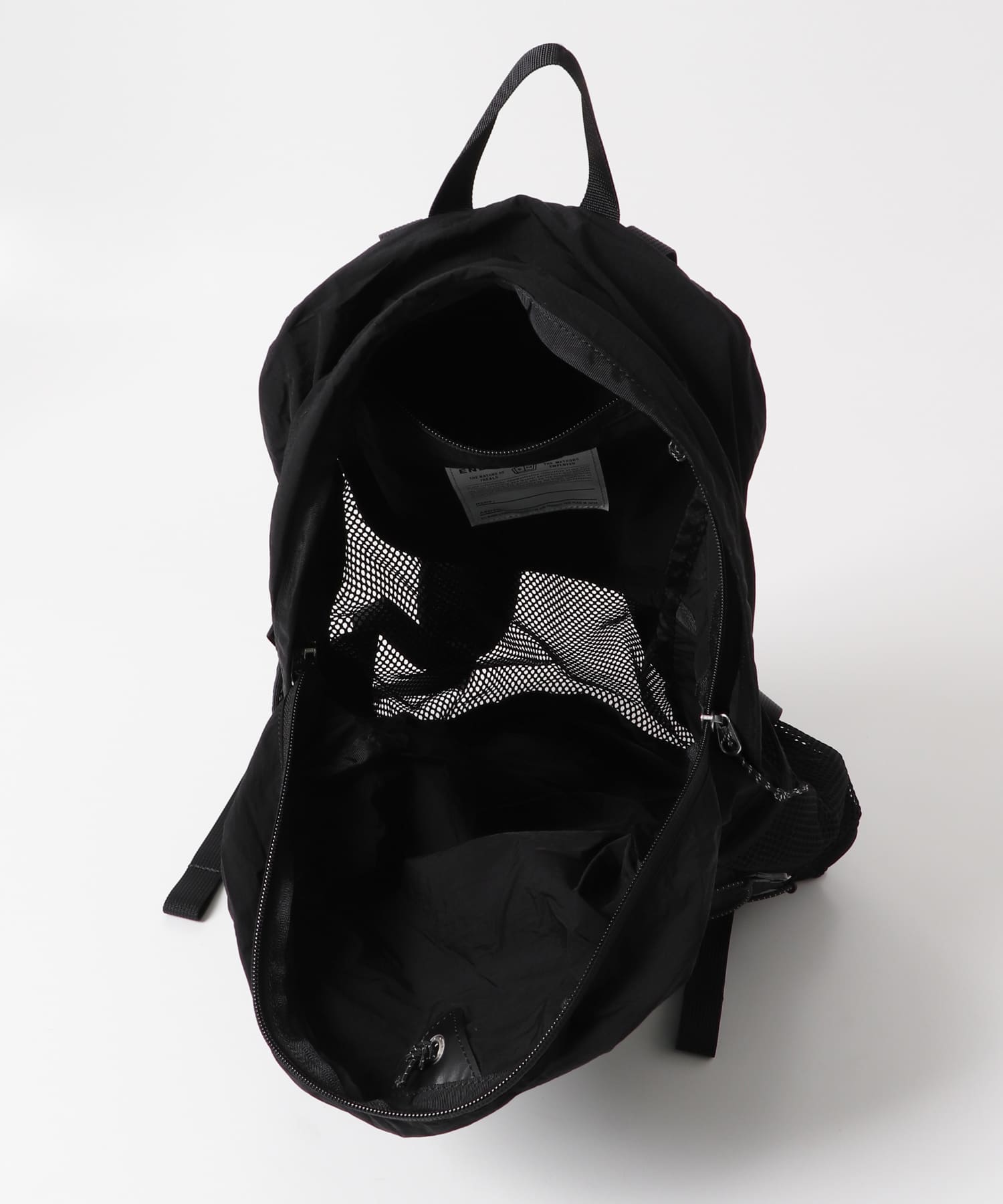 ENDS and MEANS　Packable Back Pack True Black FREE