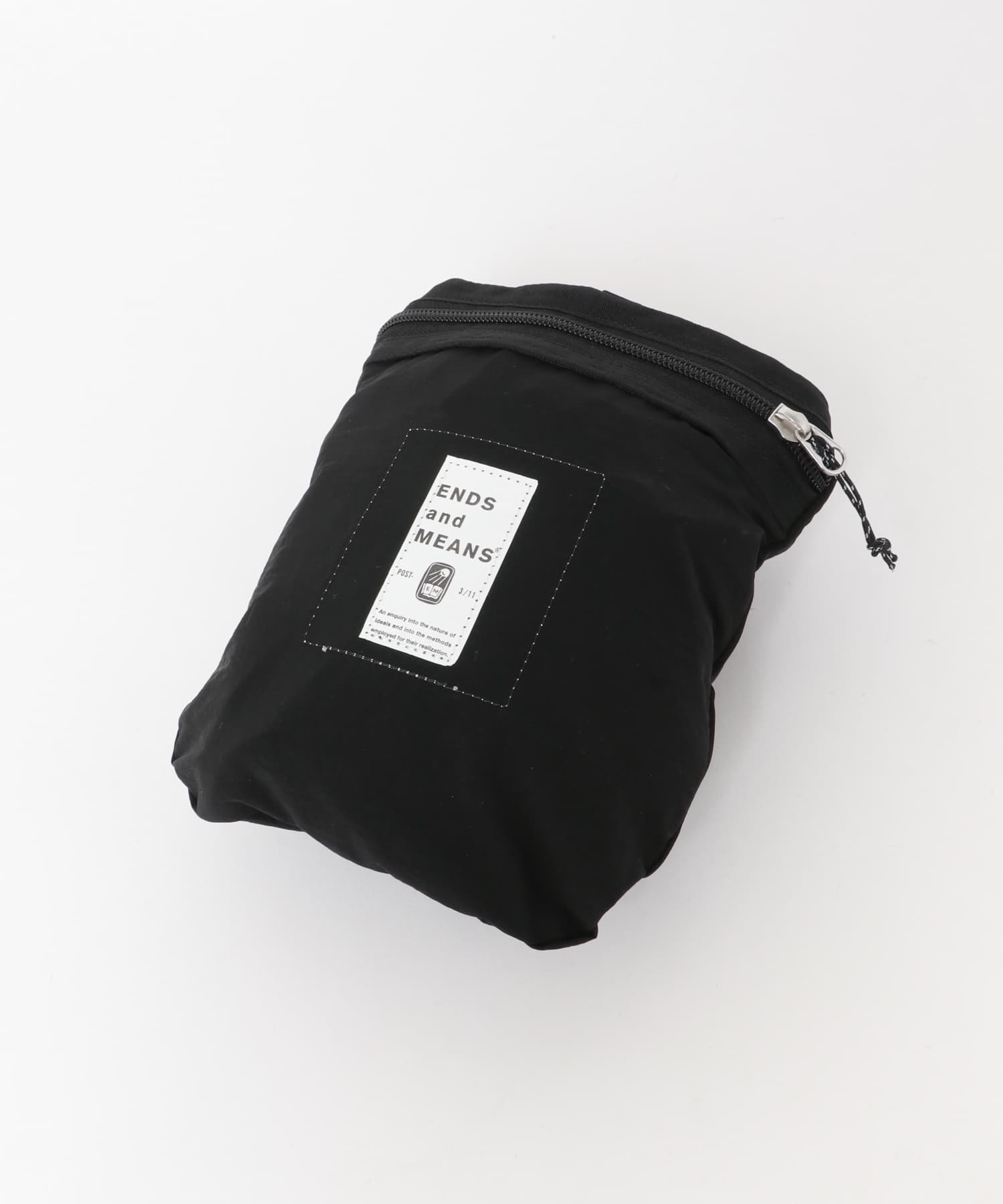 ENDS and MEANS　Packable Back Pack True Black FREE