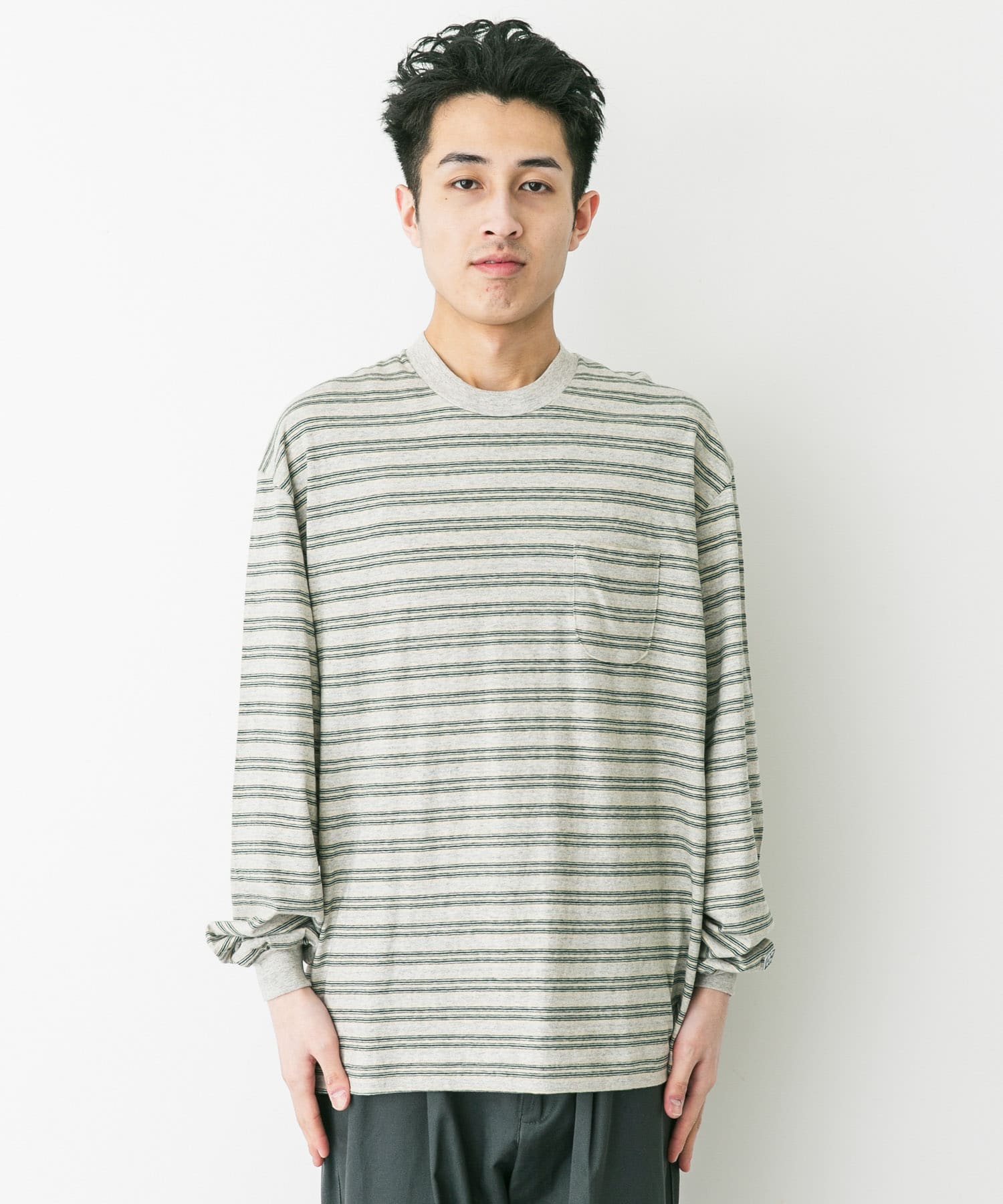 身長：180cm サイズ：L