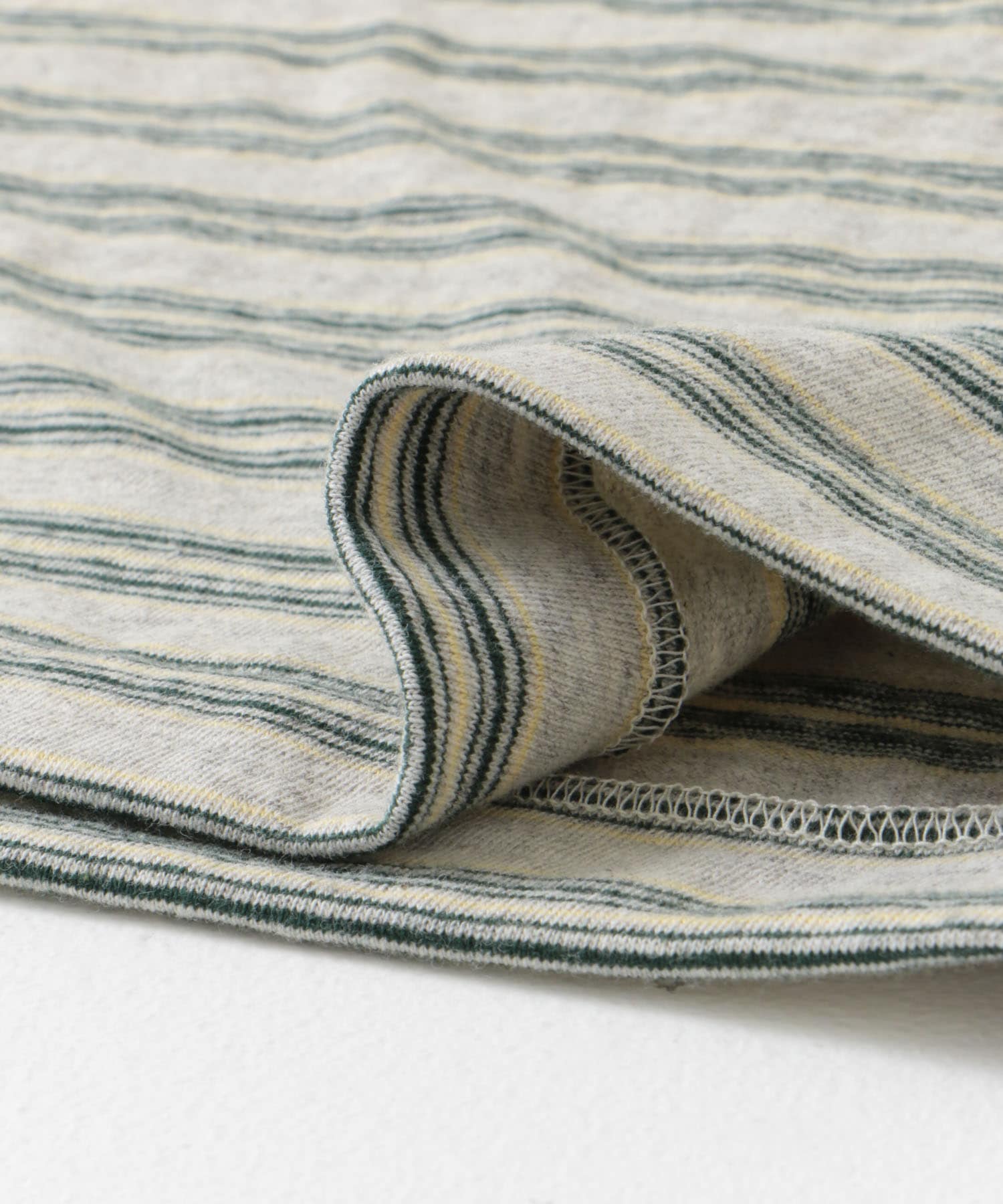 ENDS and MEANS　Pocket Long-Sleeve Tee(Striped) AshGray ST M
