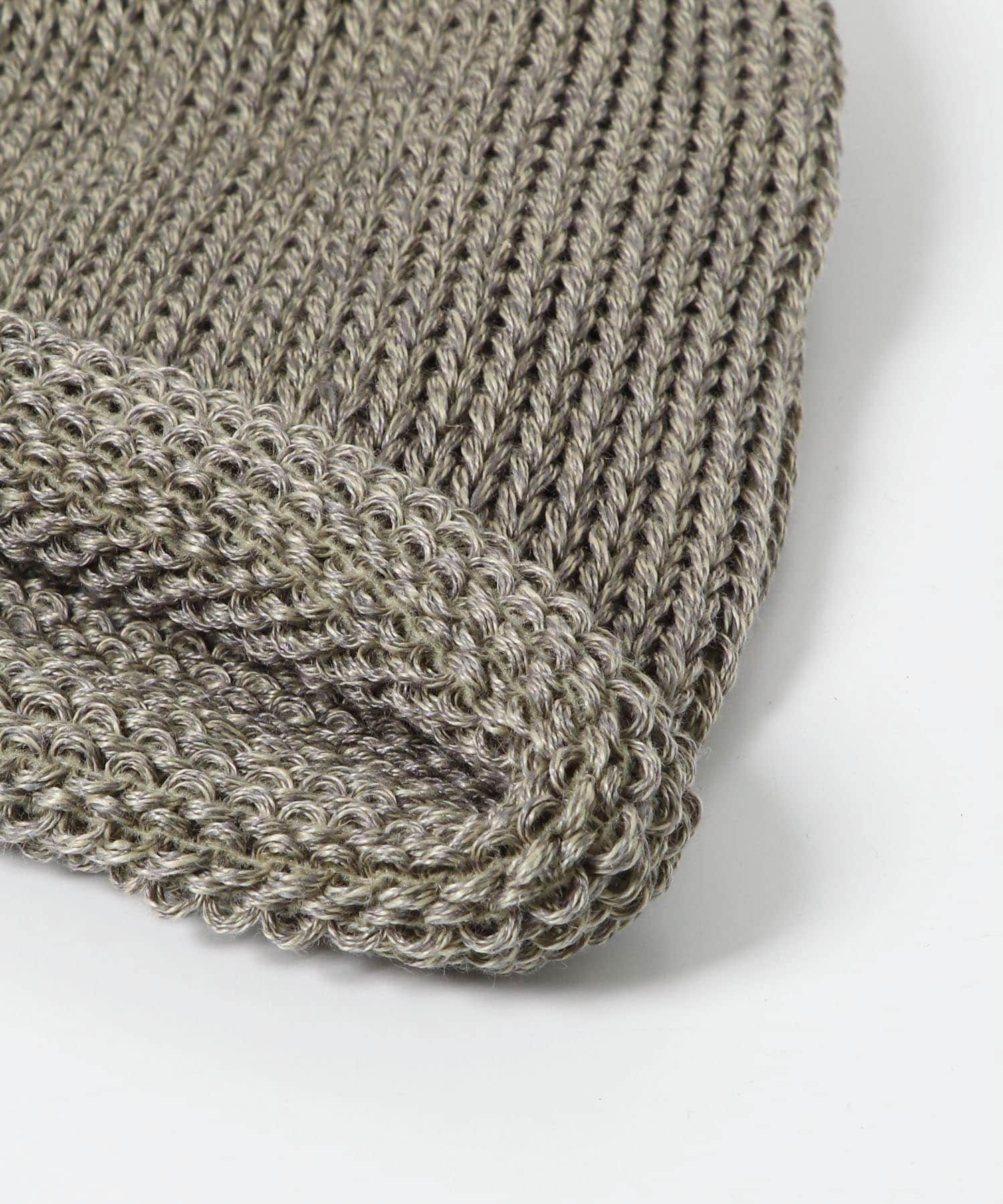 Roll Up Knit Cap Beige FREE