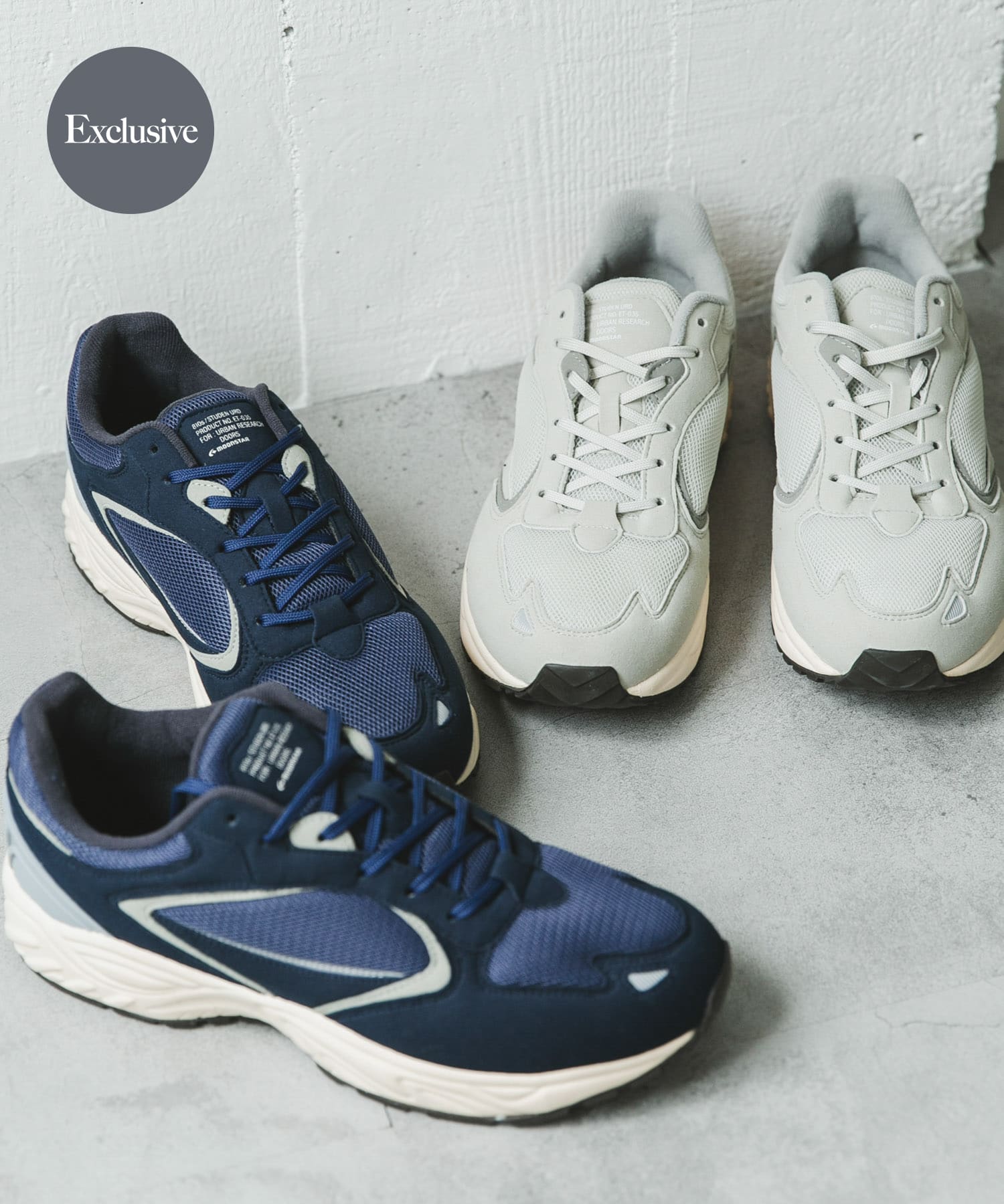 『別注』MOONSTAR×DOORS　STUDEN URD NVY 26