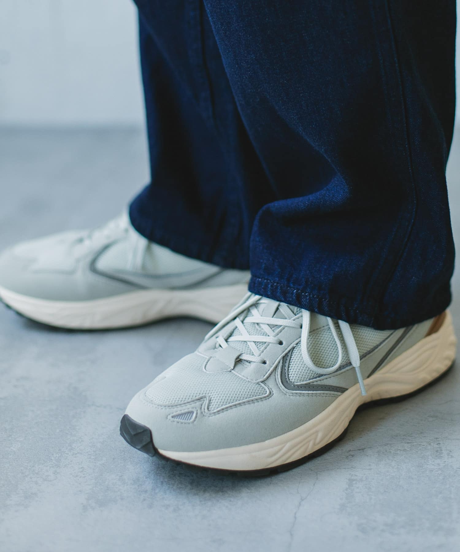 『別注』MOONSTAR×DOORS　STUDEN URD GRY 25.5