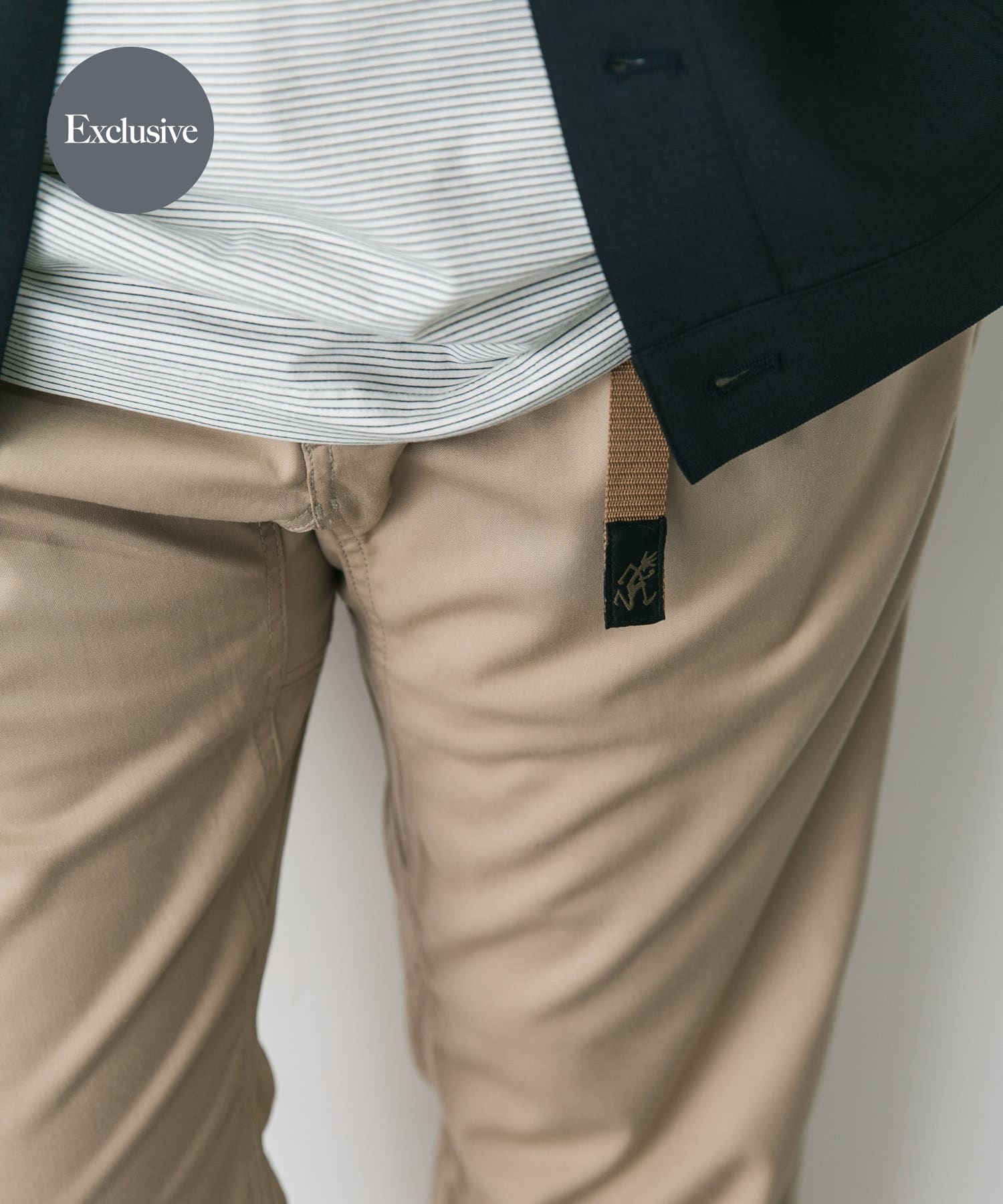別注』Gramicci for DOORS StretchGabardinePants(S BEIGE): ボトム
