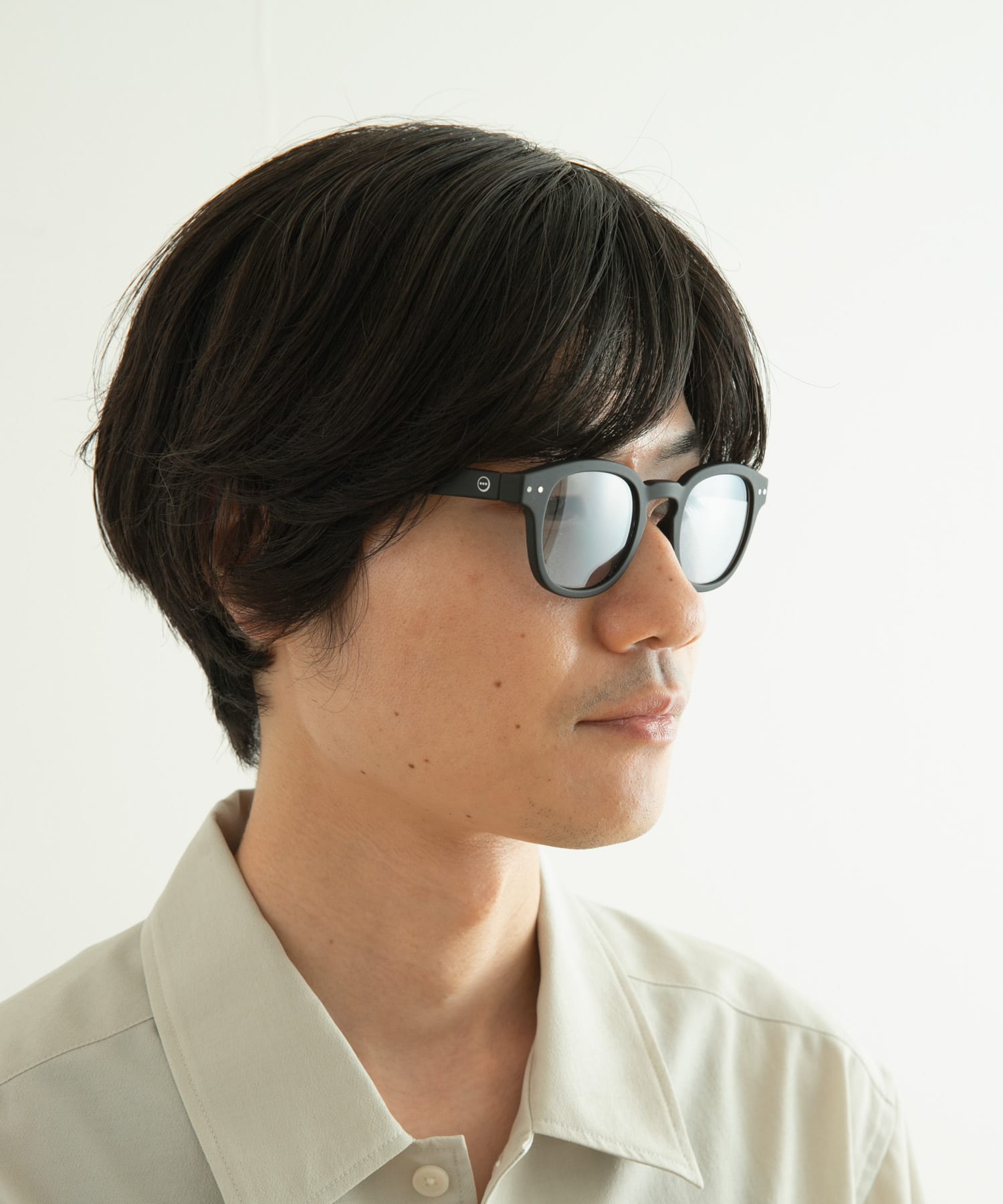 IZIPIZI　ライトカラーサングラス#C BK GY one