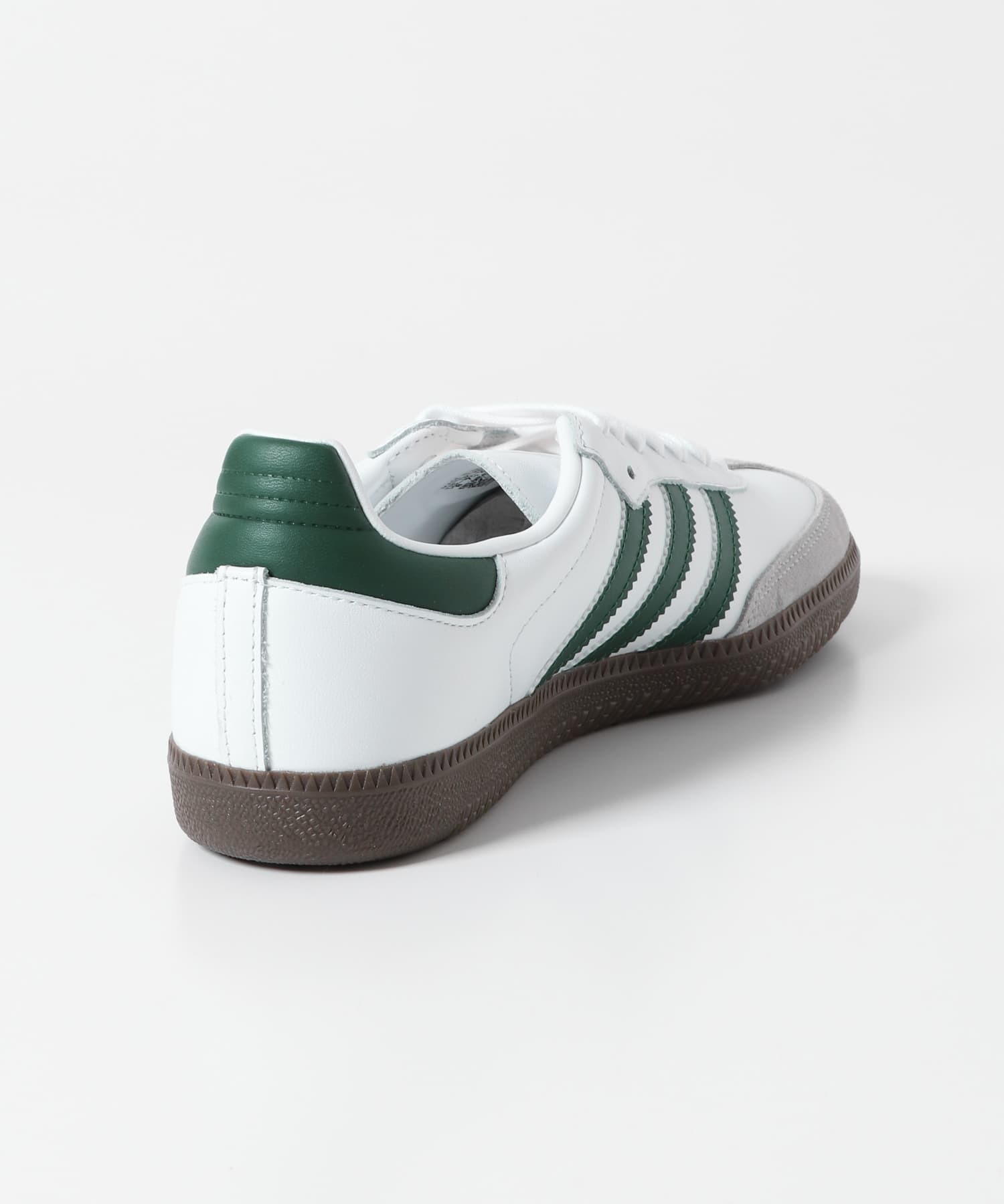adidas　SAMBA OG ホワイト/グリーン 26