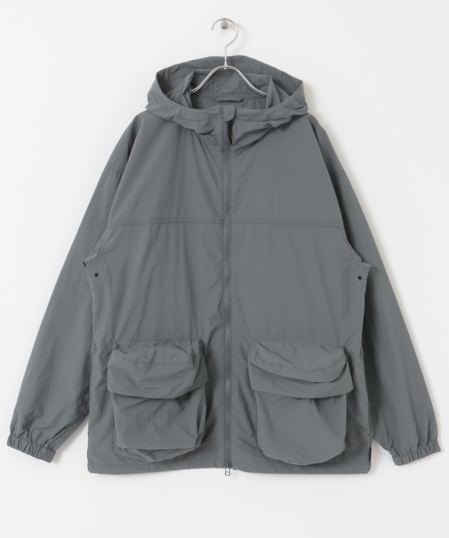 GW価格交渉可/ SnowPeakURBANRESEARCH ナイロンジャケット Snow Peak Apparel Nylon Tussah Jacket(M GREY): アウター