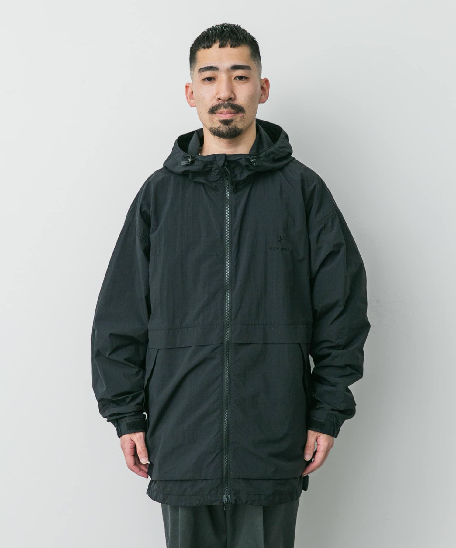  Peak Apparel×DOORS ナイロンジャケット　未使用 別注』Snow Peak Apparel×DOORS Nylon Tussah Jacket(M BLACK
