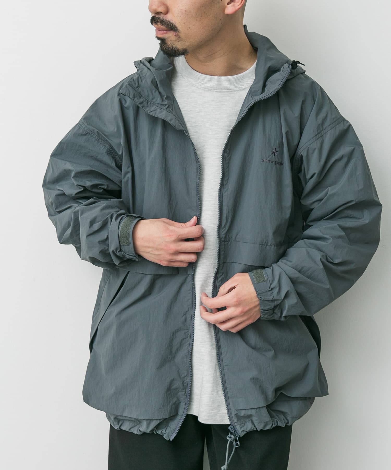 LIGHTOLIVE】『別注』Snow Peak Apparel*DOORS Nylon Tussah Jacket 