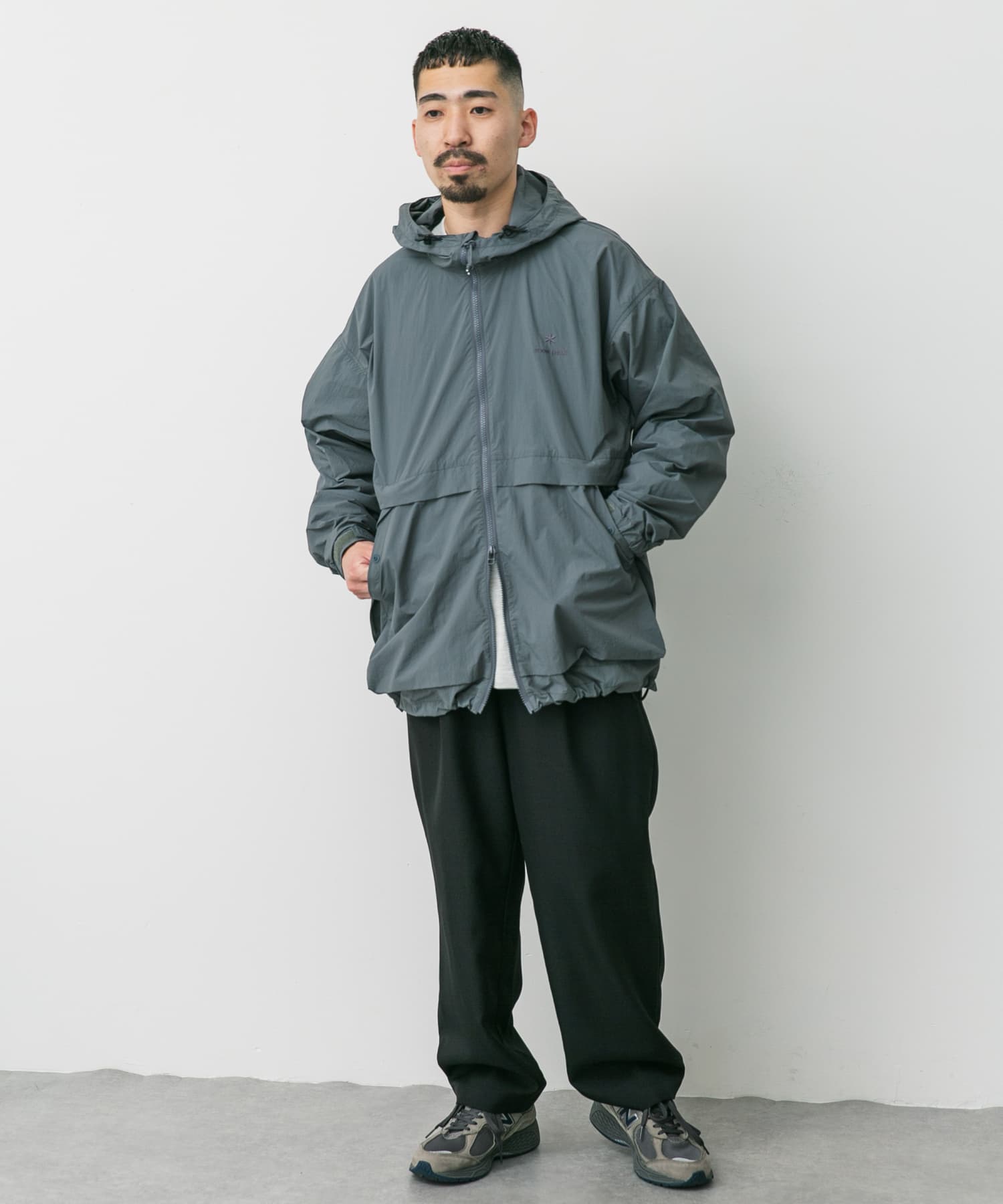 別注』Snow Peak Apparel×DOORS Nylon Tussah Jacket(M BLACK