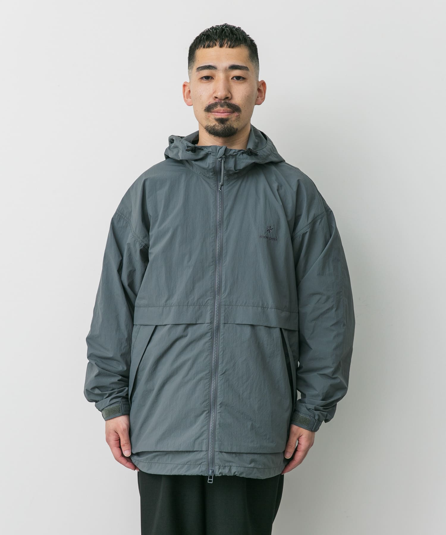  Peak Apparel×DOORS ナイロンジャケット　未使用 別注』Snow Peak Apparel×DOORS Nylon Tussah Jacket(M BLACK