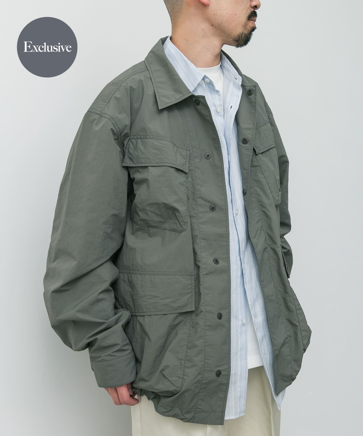 『別注』Snow Peak Apparel×DOORS　Nylon Tussah Blouson