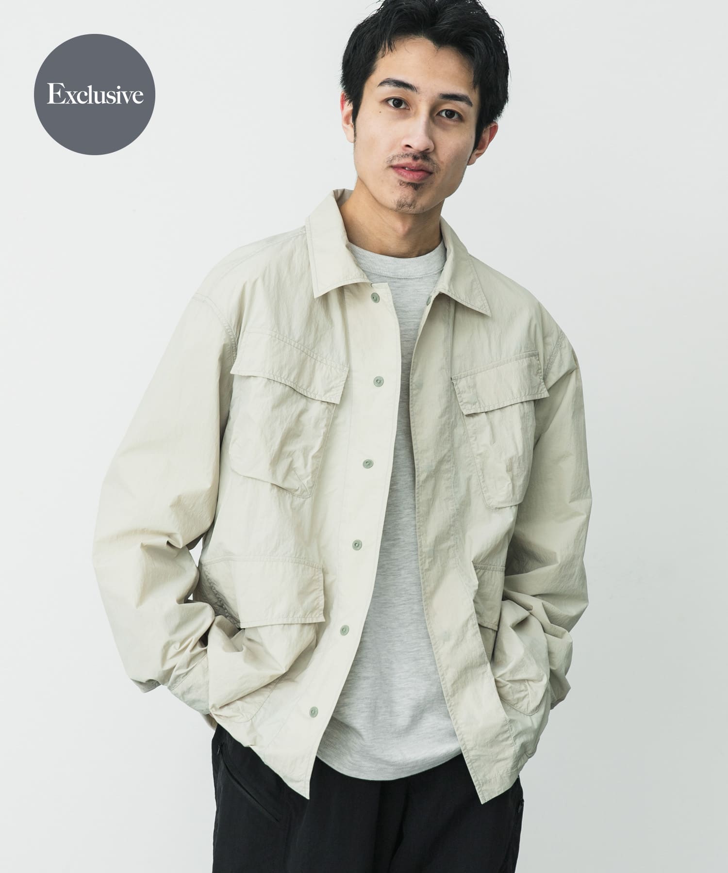 『別注』Snow Peak Apparel×DOORS　Nylon Tussah Blouson