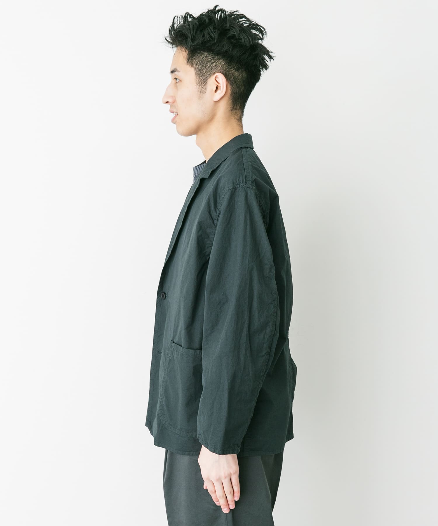 STILL BY HAND Garment-dye 2B jacket(46 G.CHARCOAL): アウター